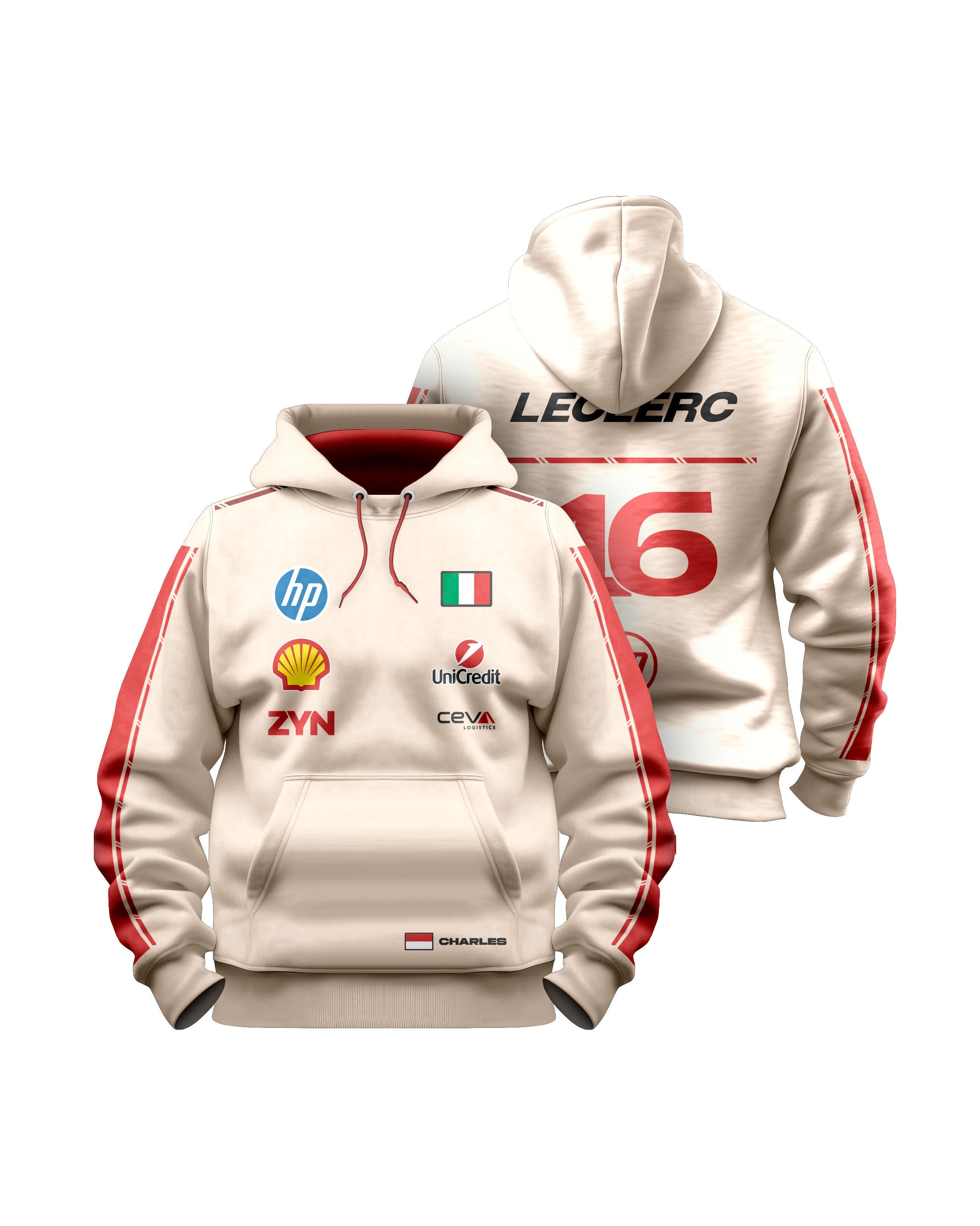 Moletom Canguru Charles Leclerc Mônaco Edition 2026