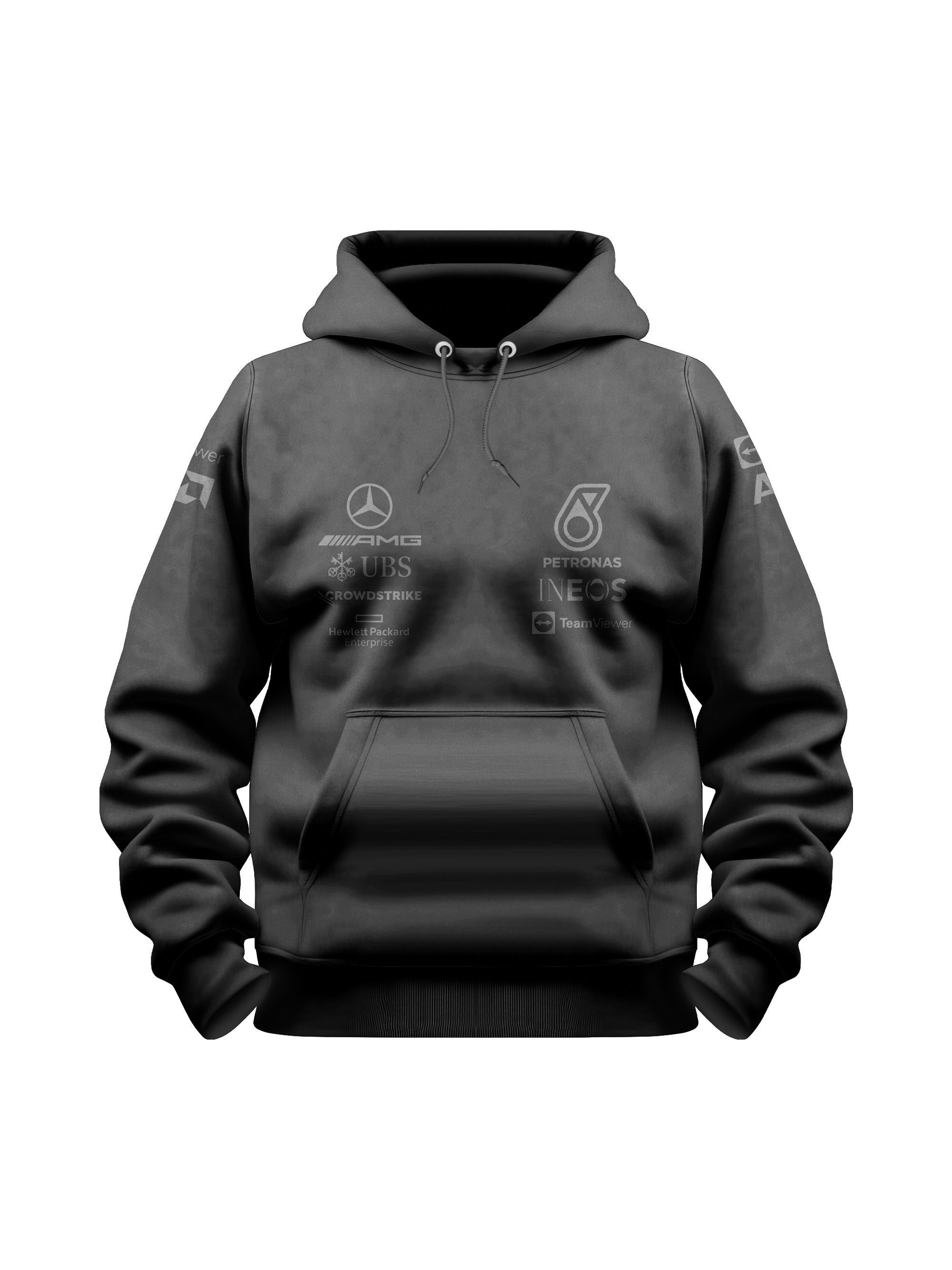 Moletom Canguru Mercedes AMG 2023 All Black