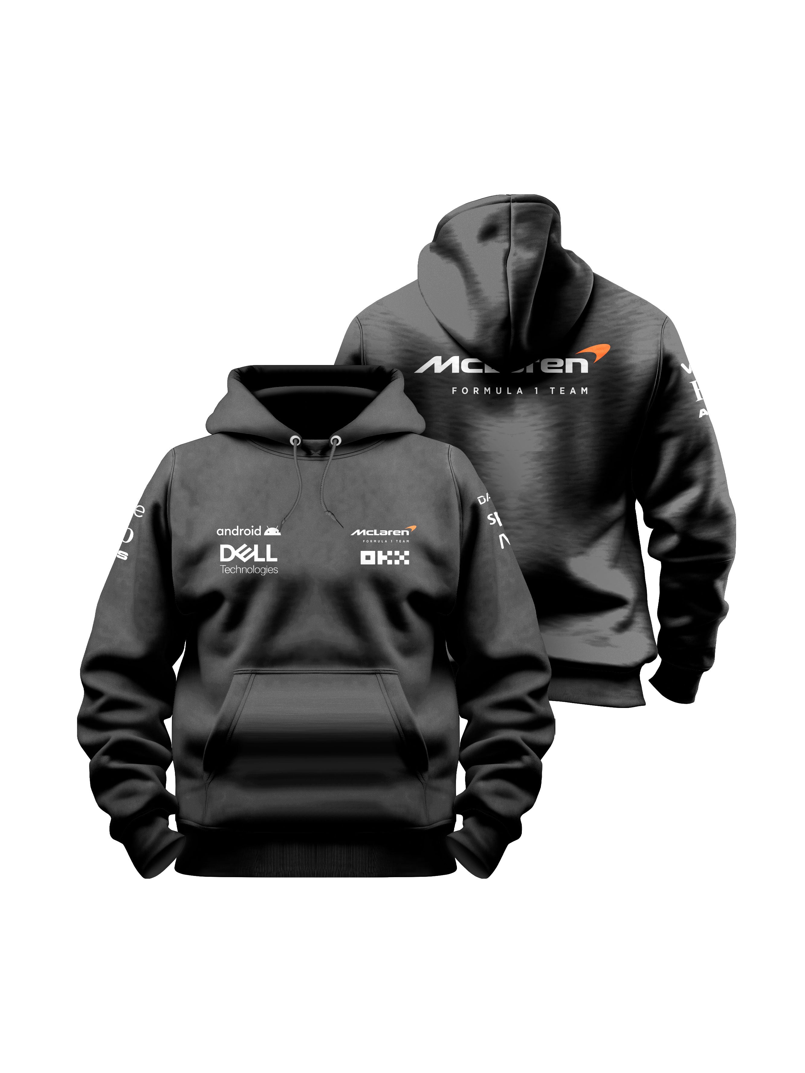 Moletom Canguru McLaren Preto 2024