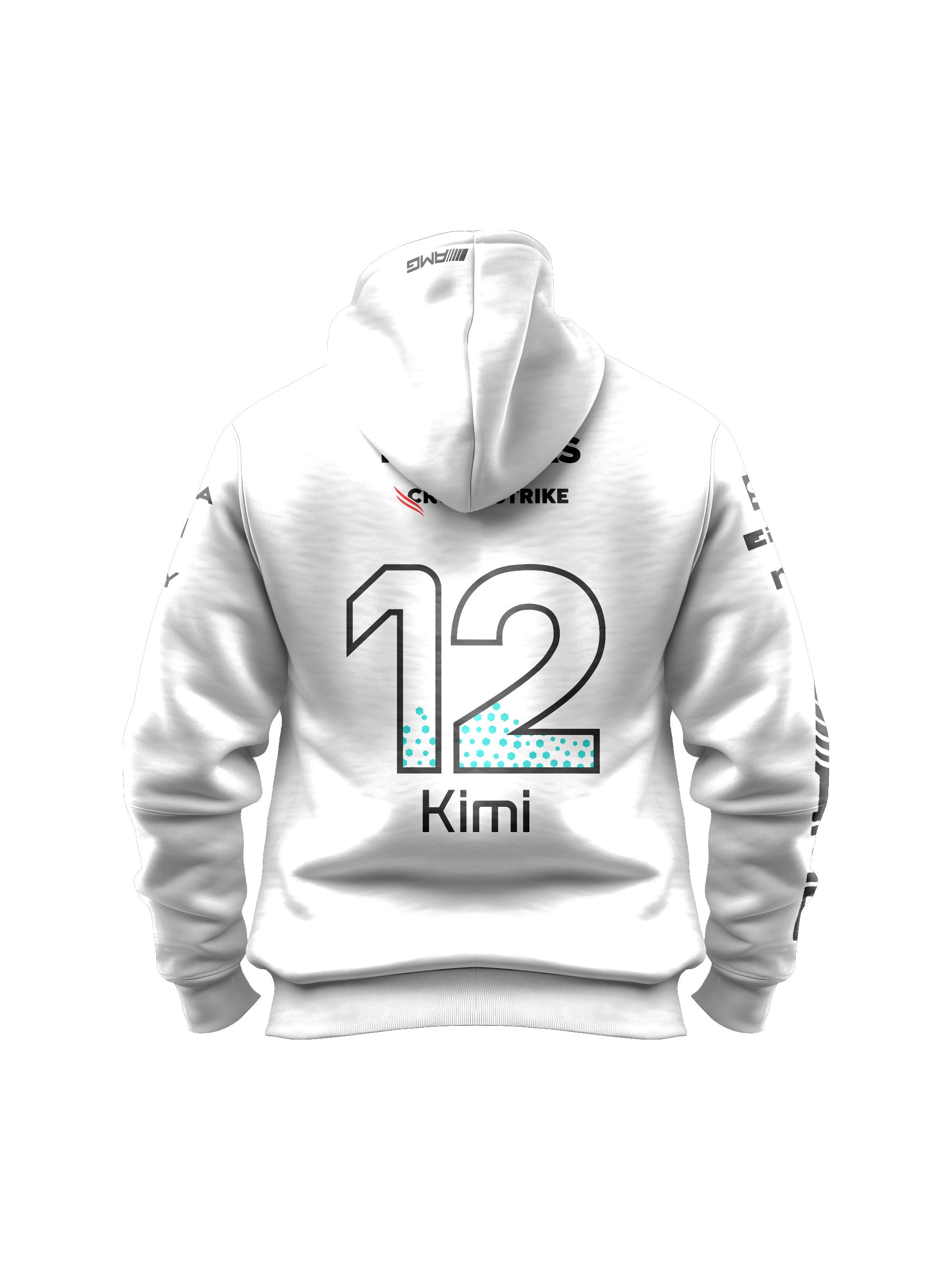 Moletom Canguru Mercedes Kimi Antonelli 2025 Branco