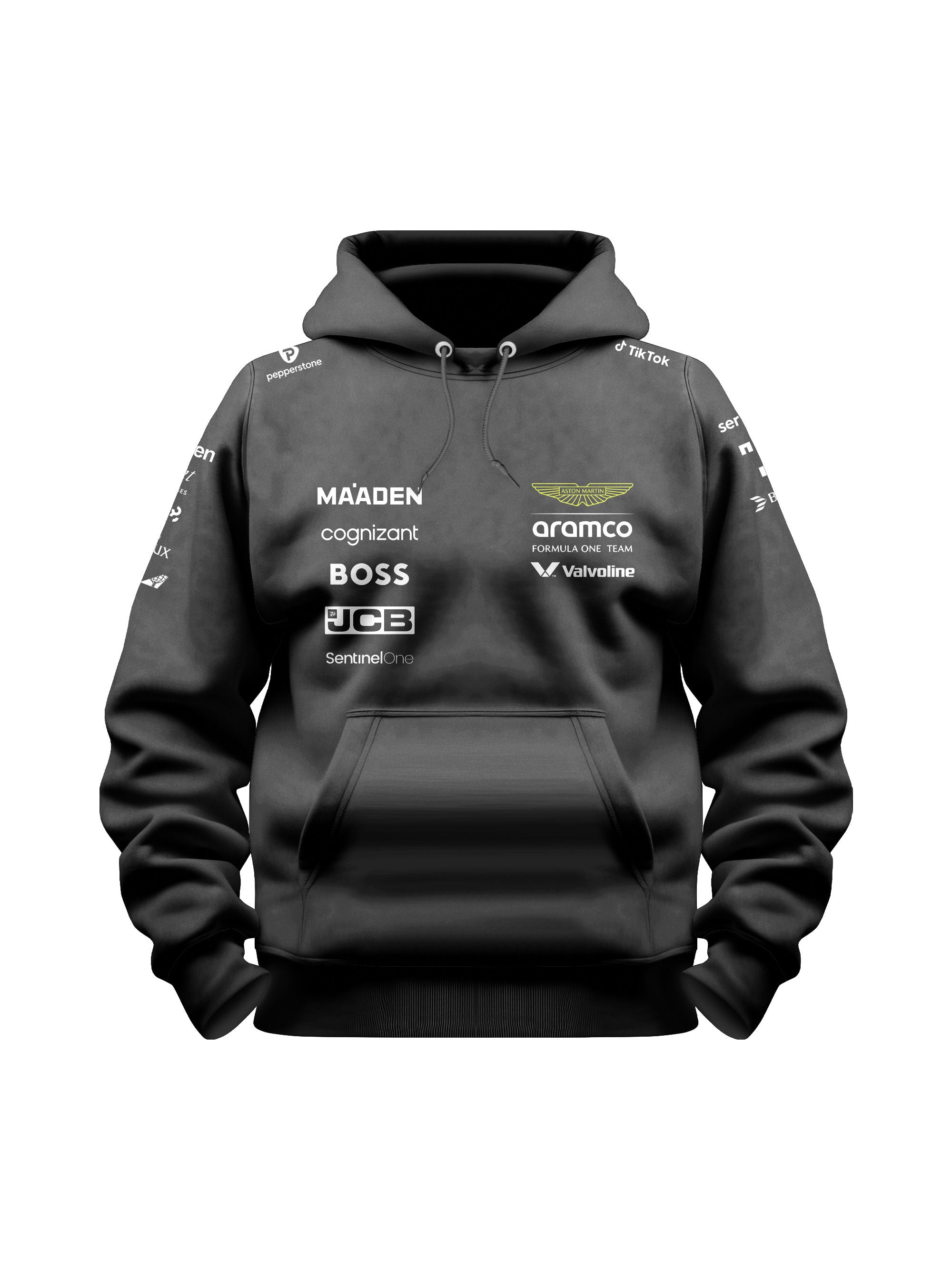 Moletom Canguru Aston Martin Fernando Alonso 2025 Preto