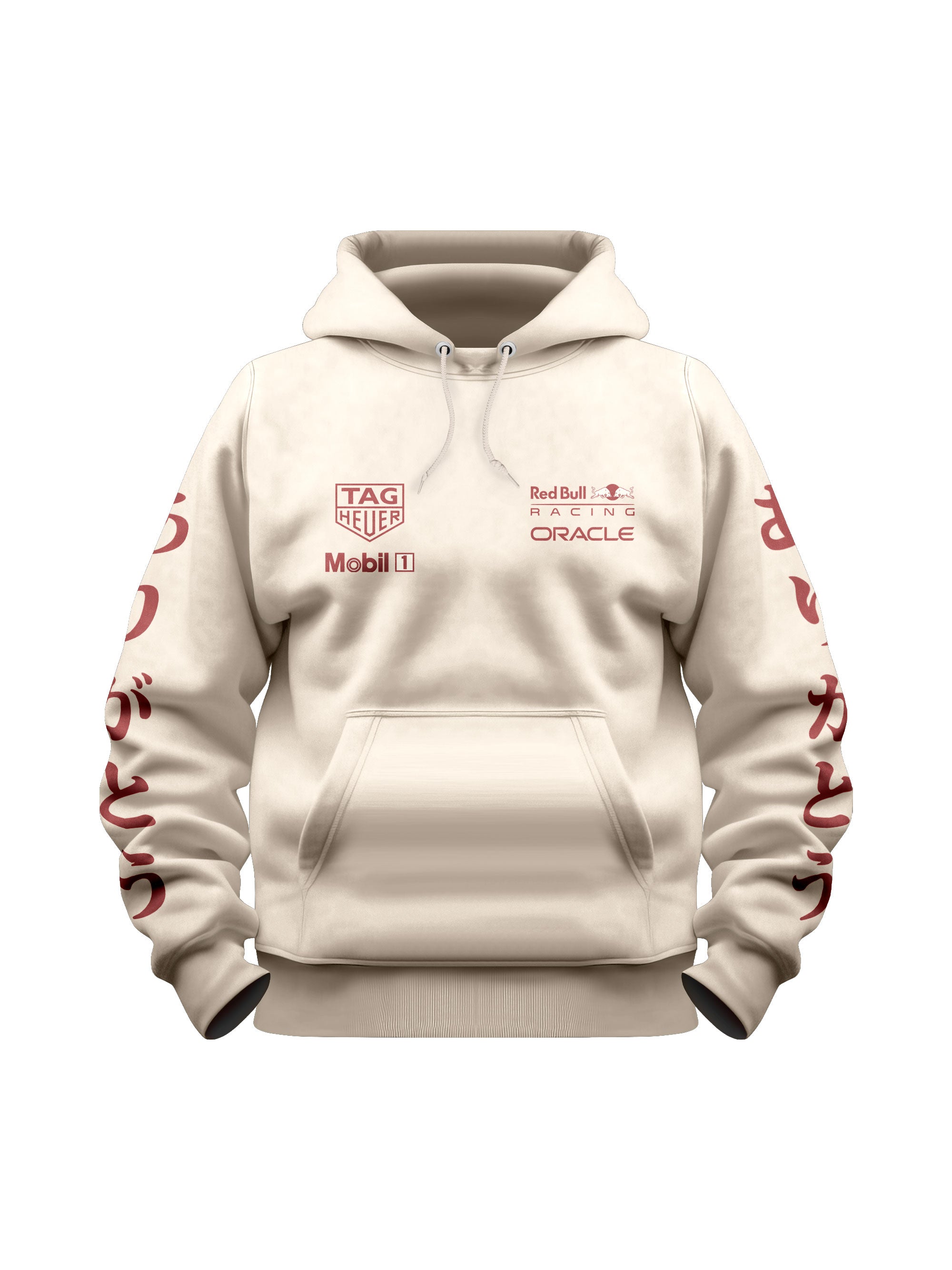 Moletom Canguru Red Bull Turquia 2021 Off White 25"