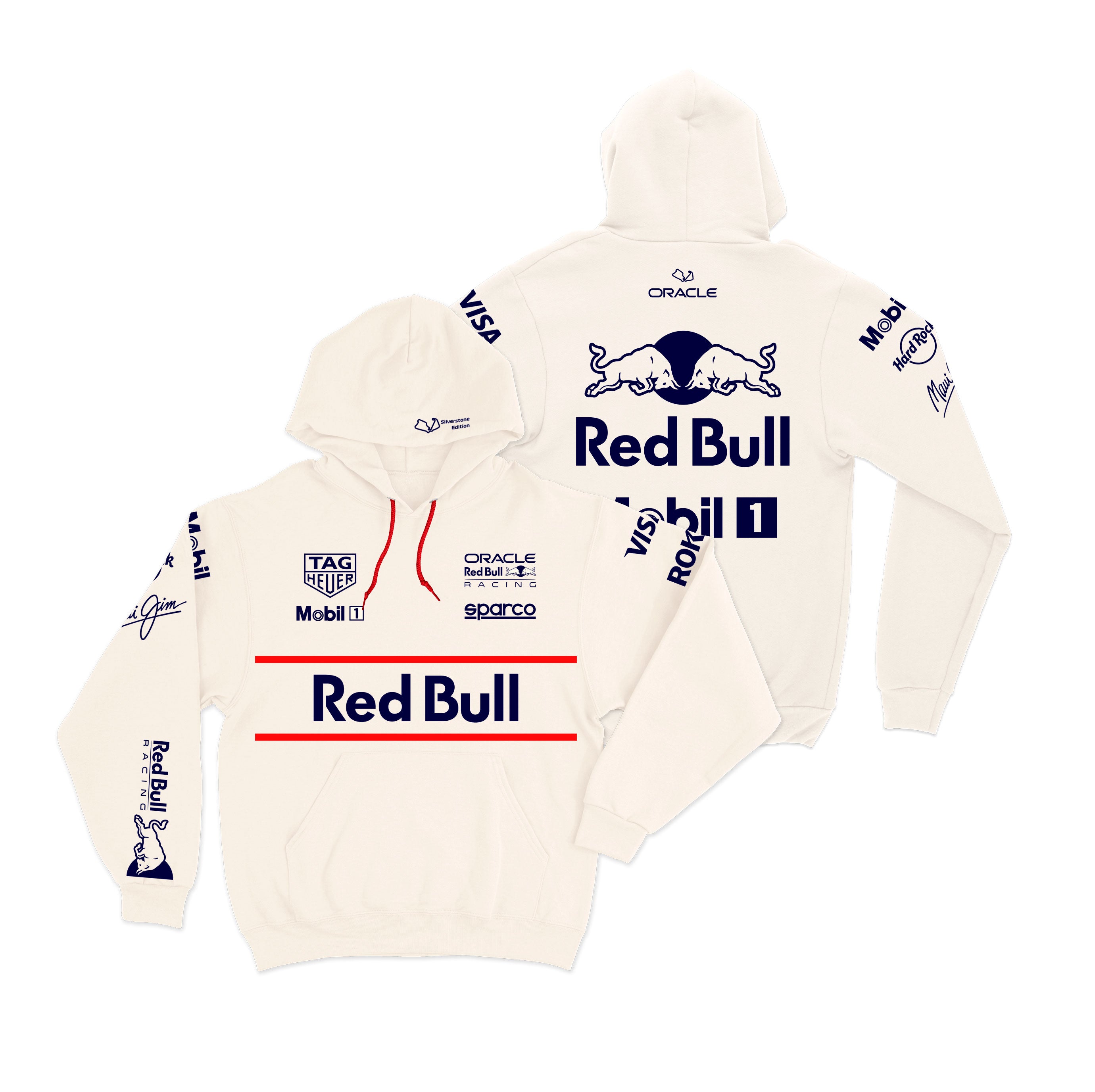 Moletom Canguru Silverstone Edition Red Bull Off White 2025