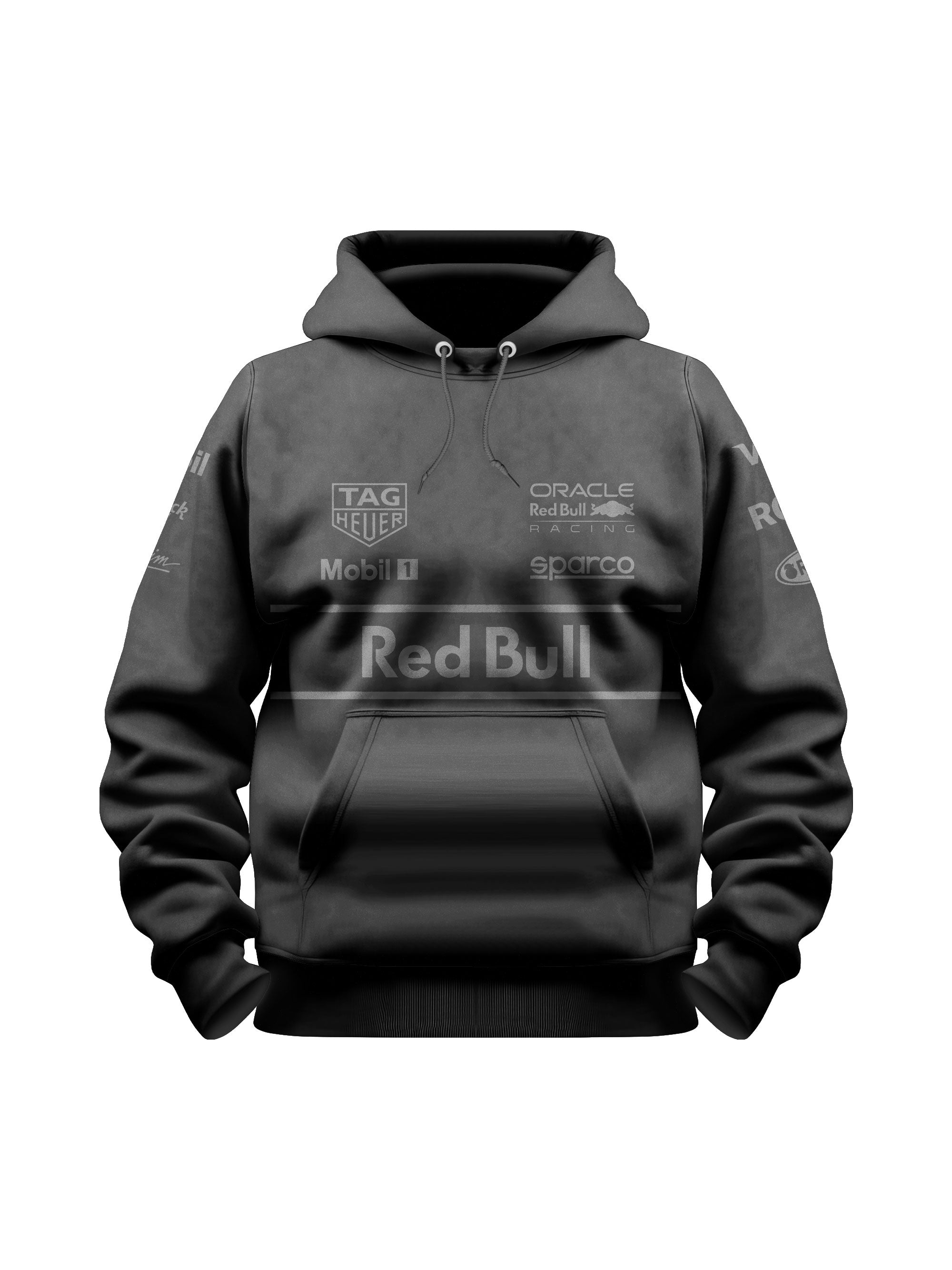 Moletom Redbull Equipe All Black 2025 Preto