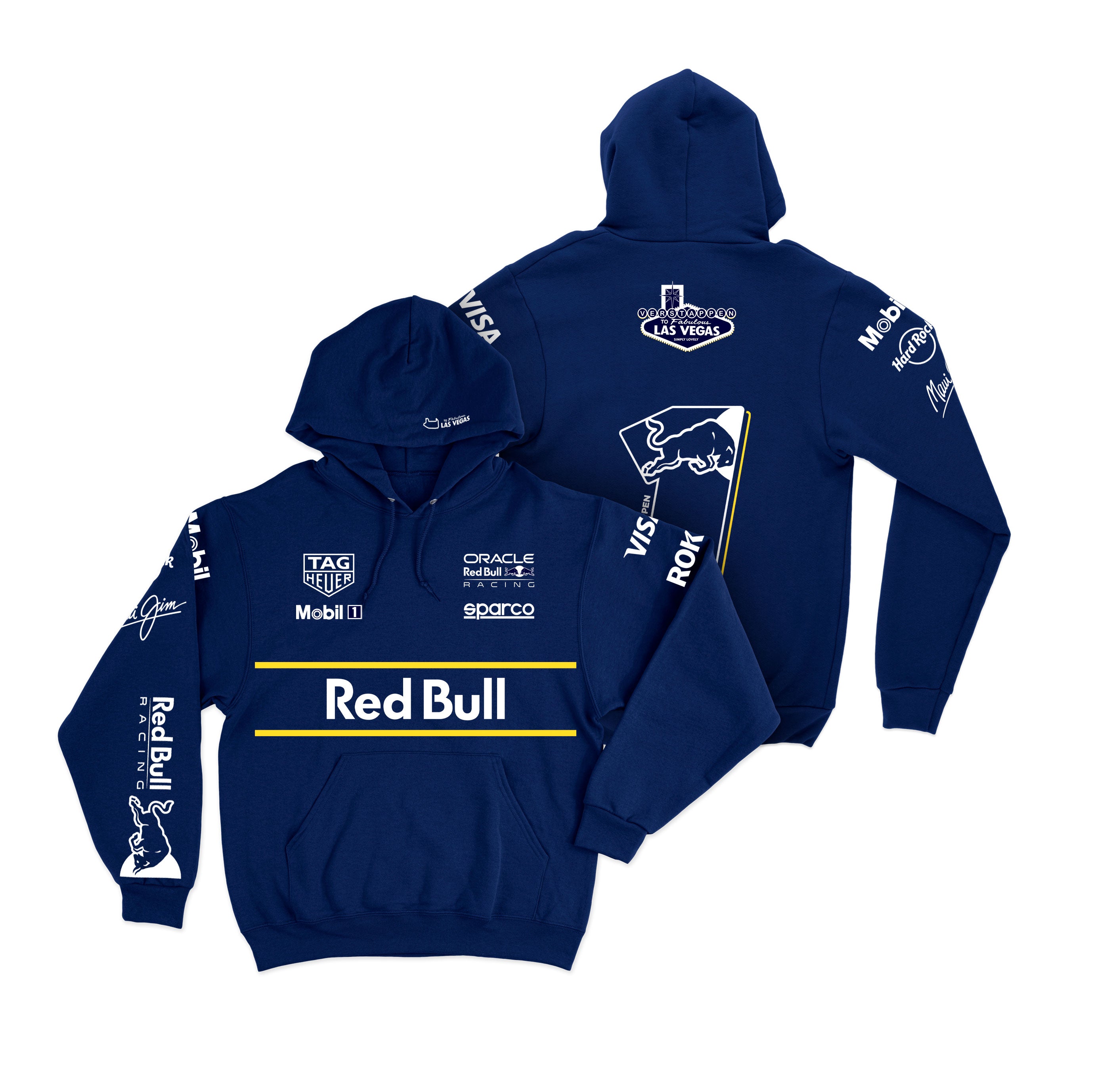 Moletom Canguru Red Bull Verstappen Las Vegas 2025