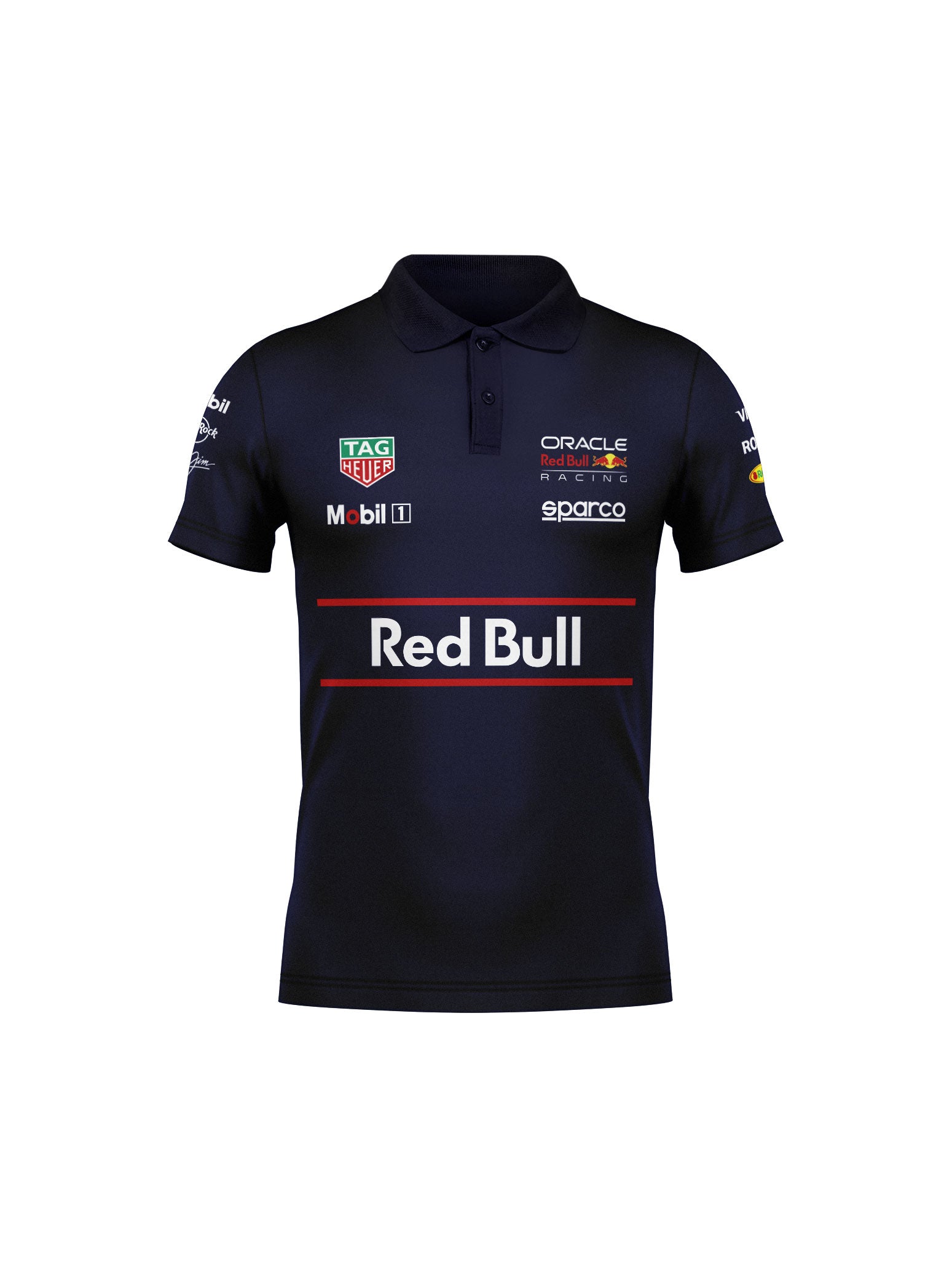 Camiseta Polo Red Bull Equipe Azul Marinho 2025