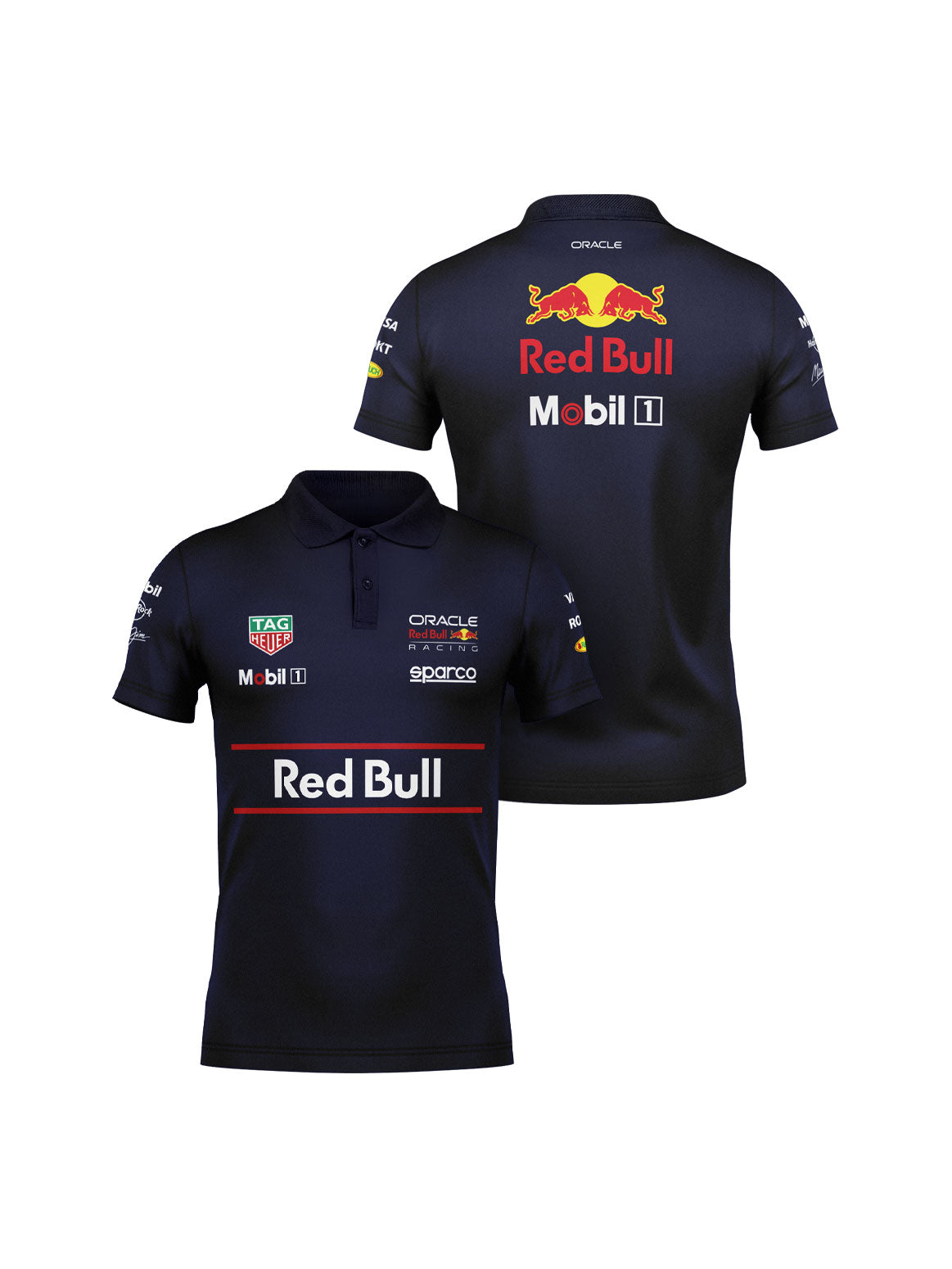 Camiseta Polo Red Bull Equipe Azul Marinho 2025