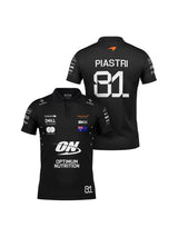 Camiseta Polo Mclaren Oscar Piastri Preto 2025