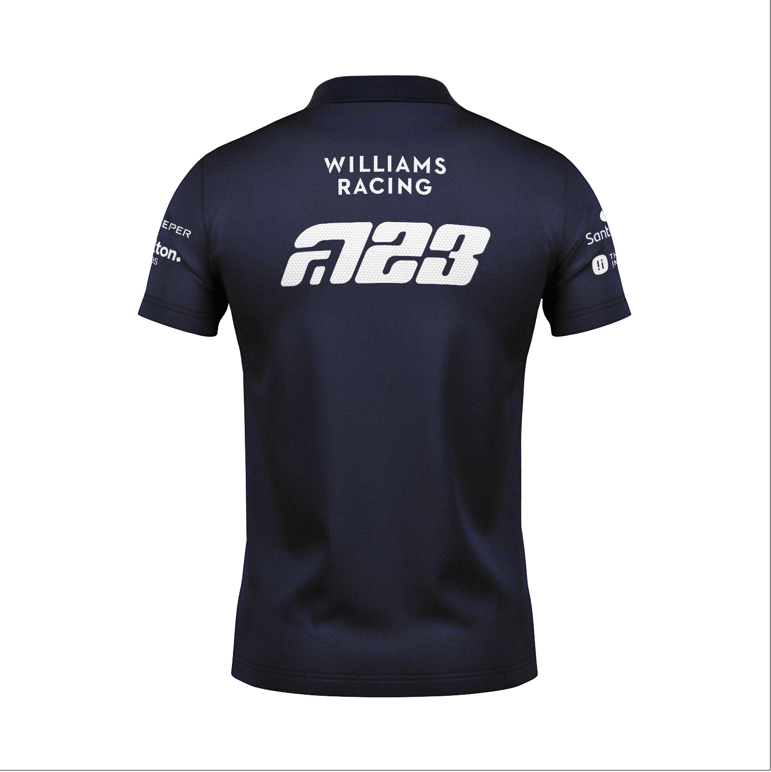 Camiseta Polo Williams Alex Albon Azul Marinho 2025