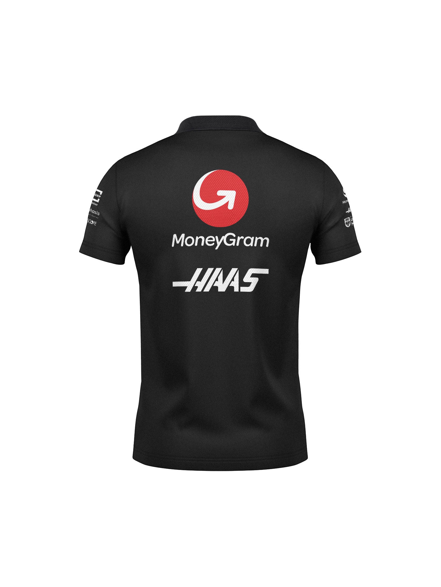 Camiseta Polo Haas Haas Preto 2025