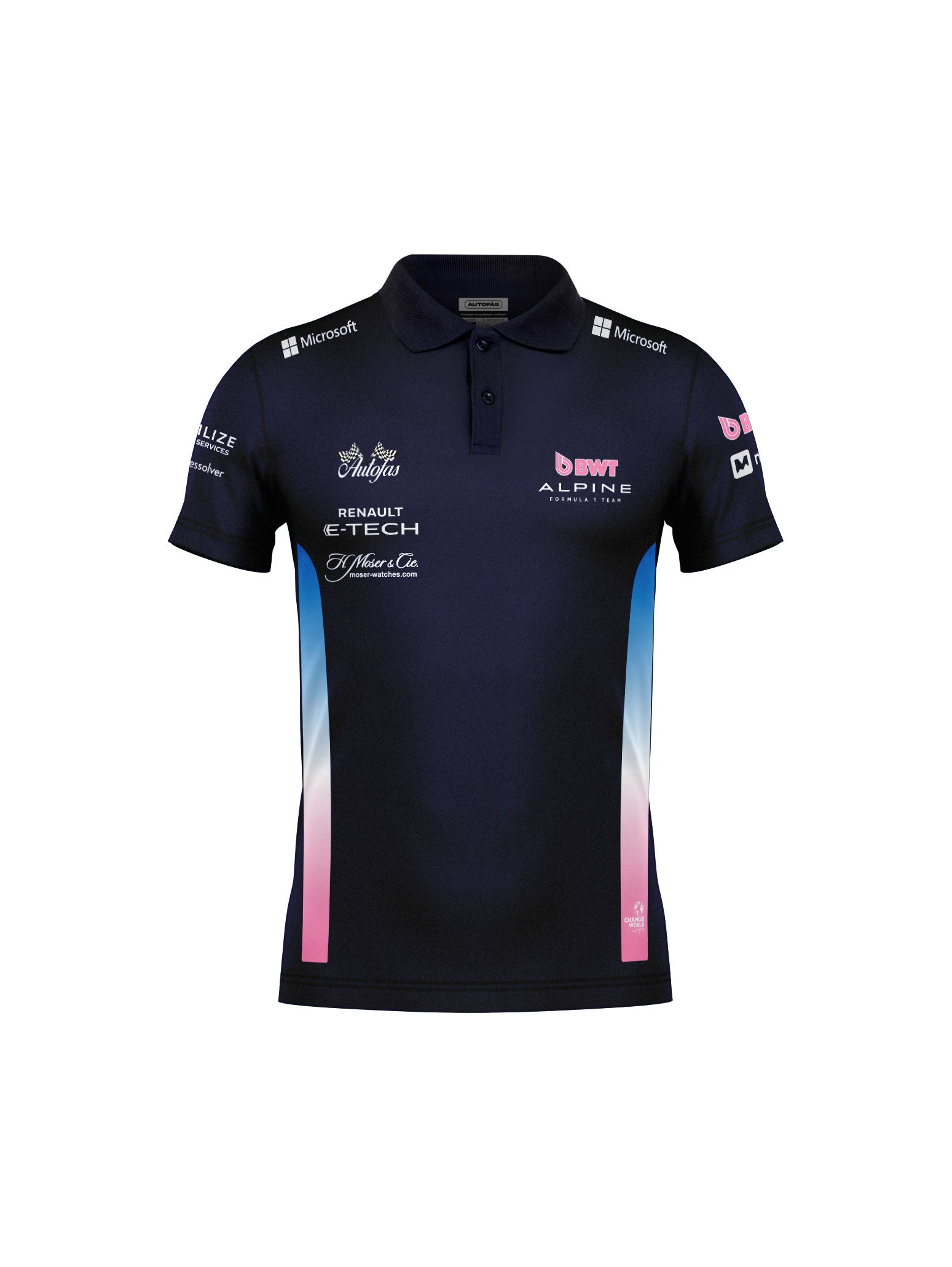 Camiseta Polo Alpine Equipe Azul Marinho 2025