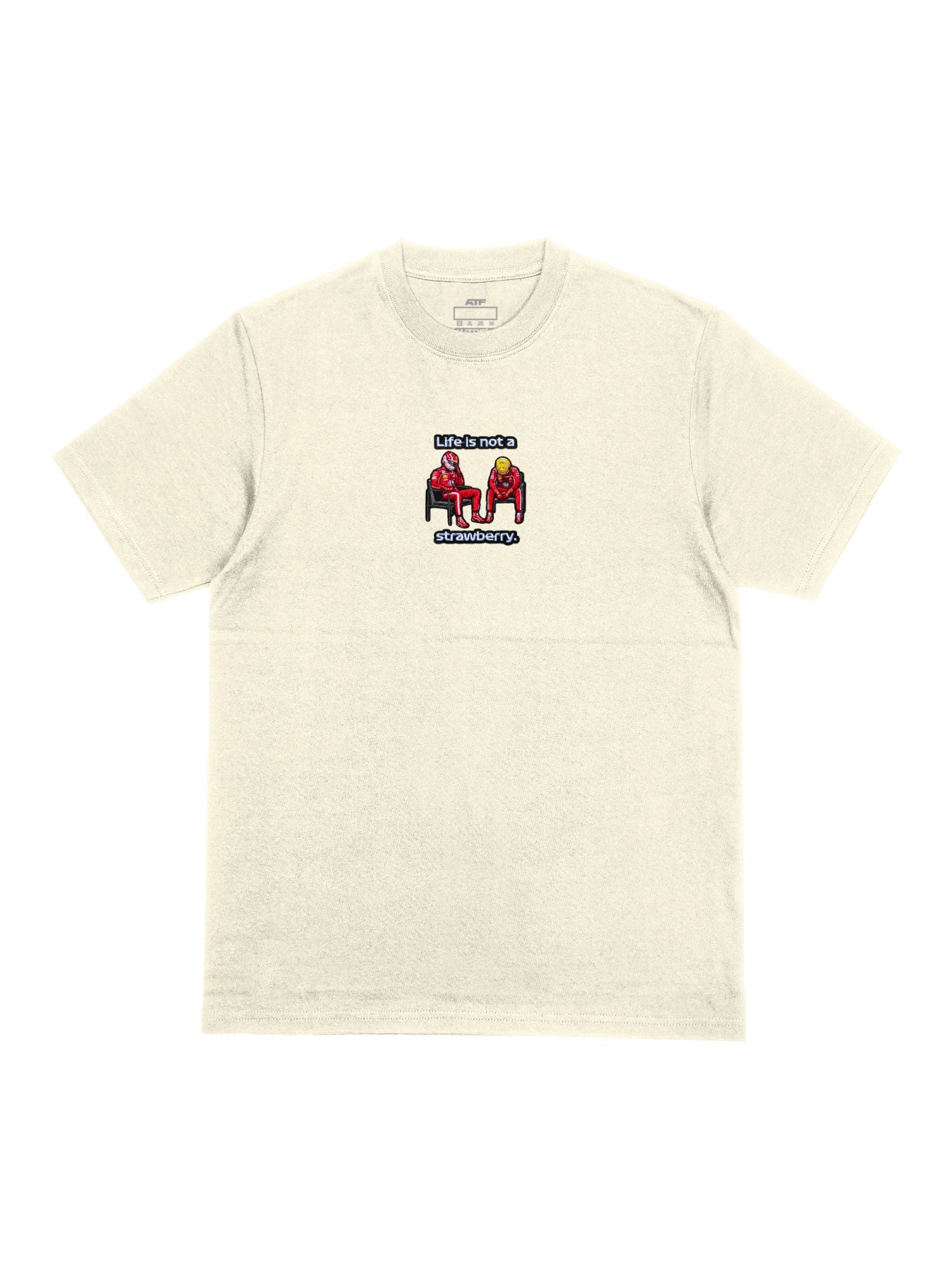 Camiseta Oversized Tifosi Life is Not a Strawberry Off White