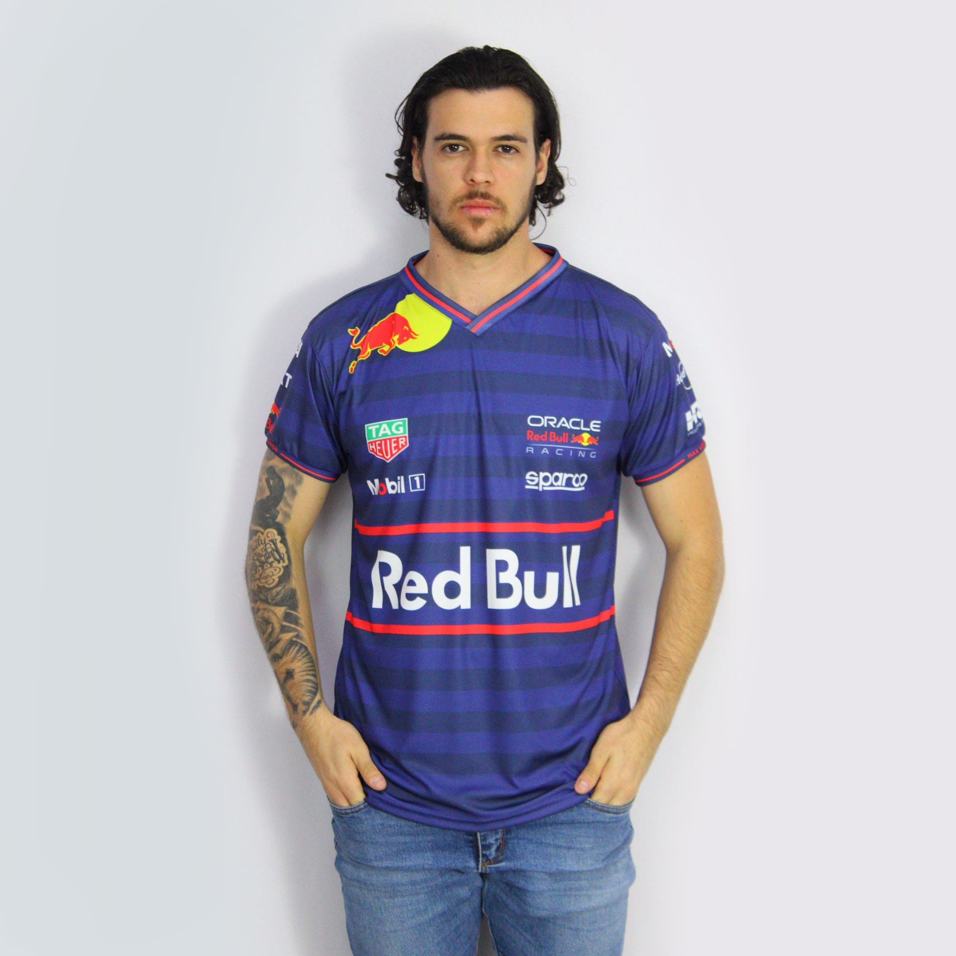 Camiseta Dryfit Premium Full Red Bull Max Verstappen 2025