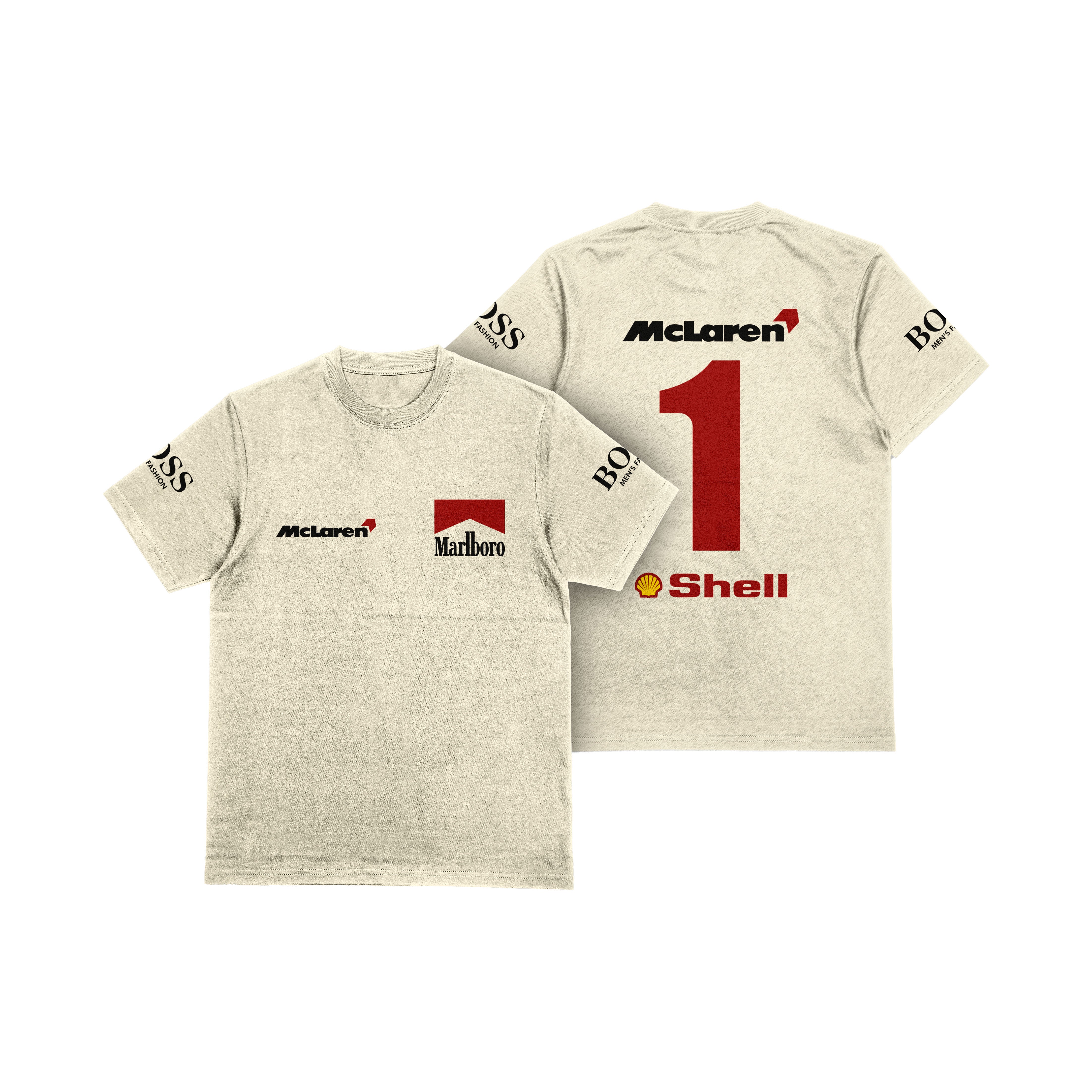 Camiseta Oversized McLaren Marlboro - Coleção Wide