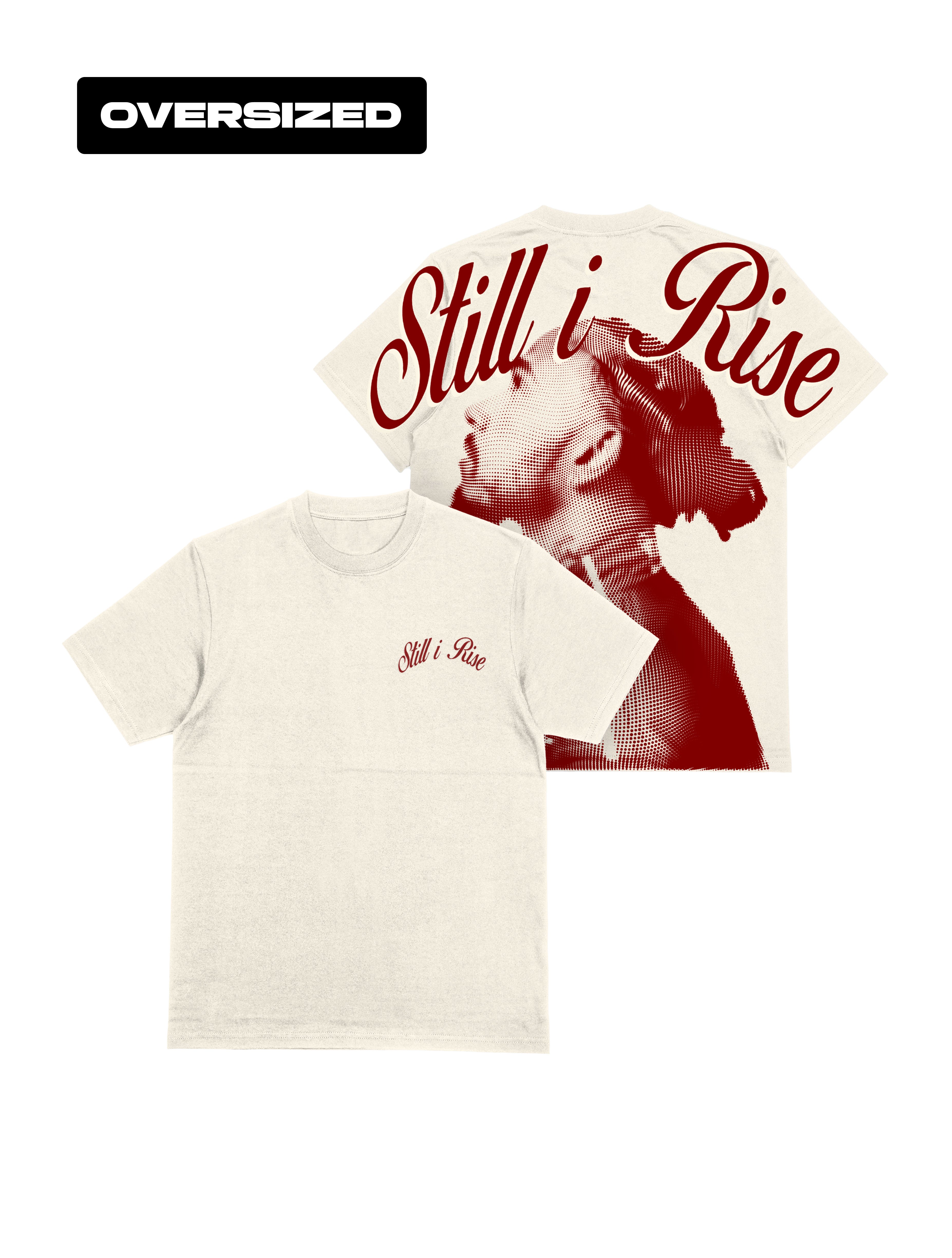 Camiseta Oversized Lewis Hamilton Still i Rise Off White 2025