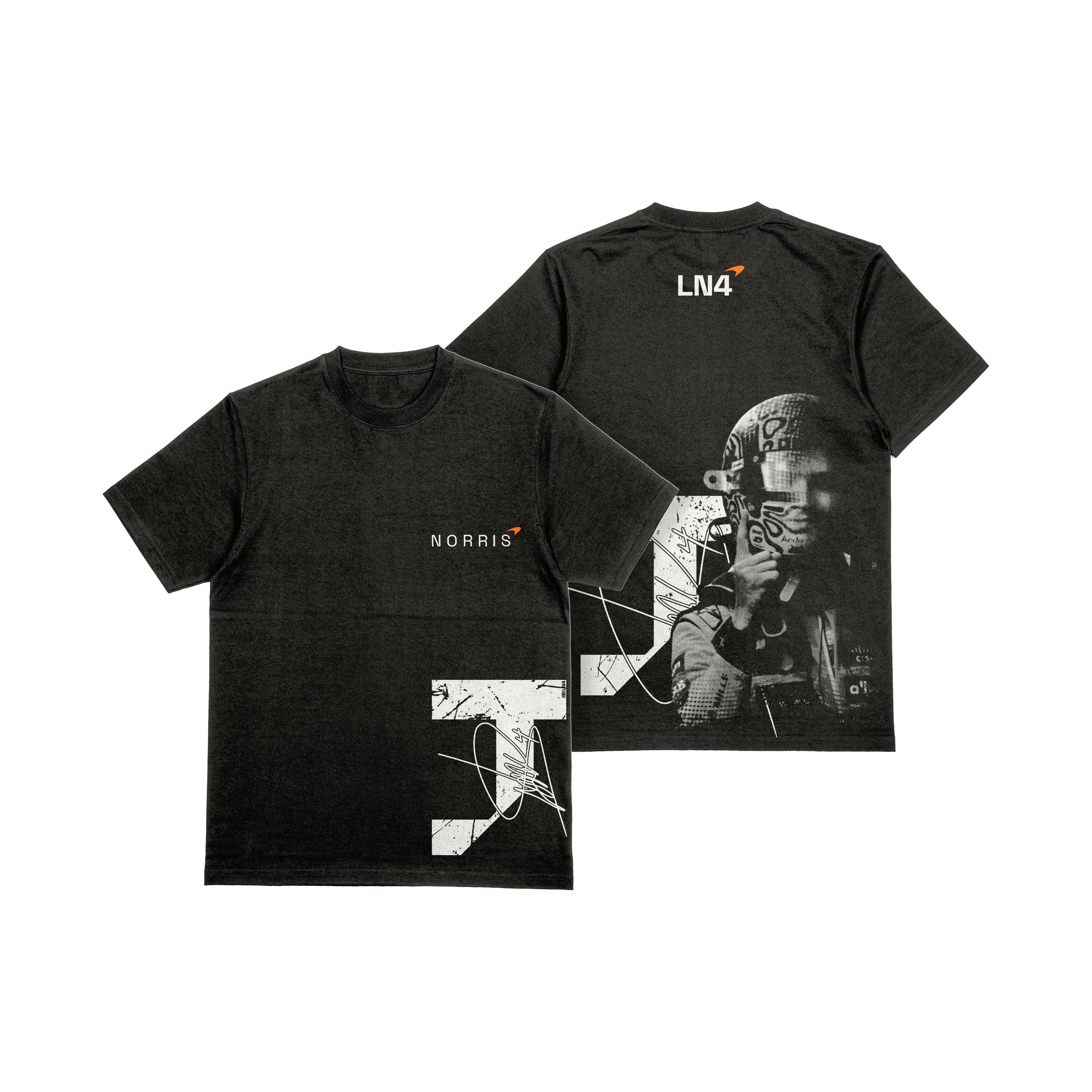 Camiseta Oversized Lando Norris Coleção Faces