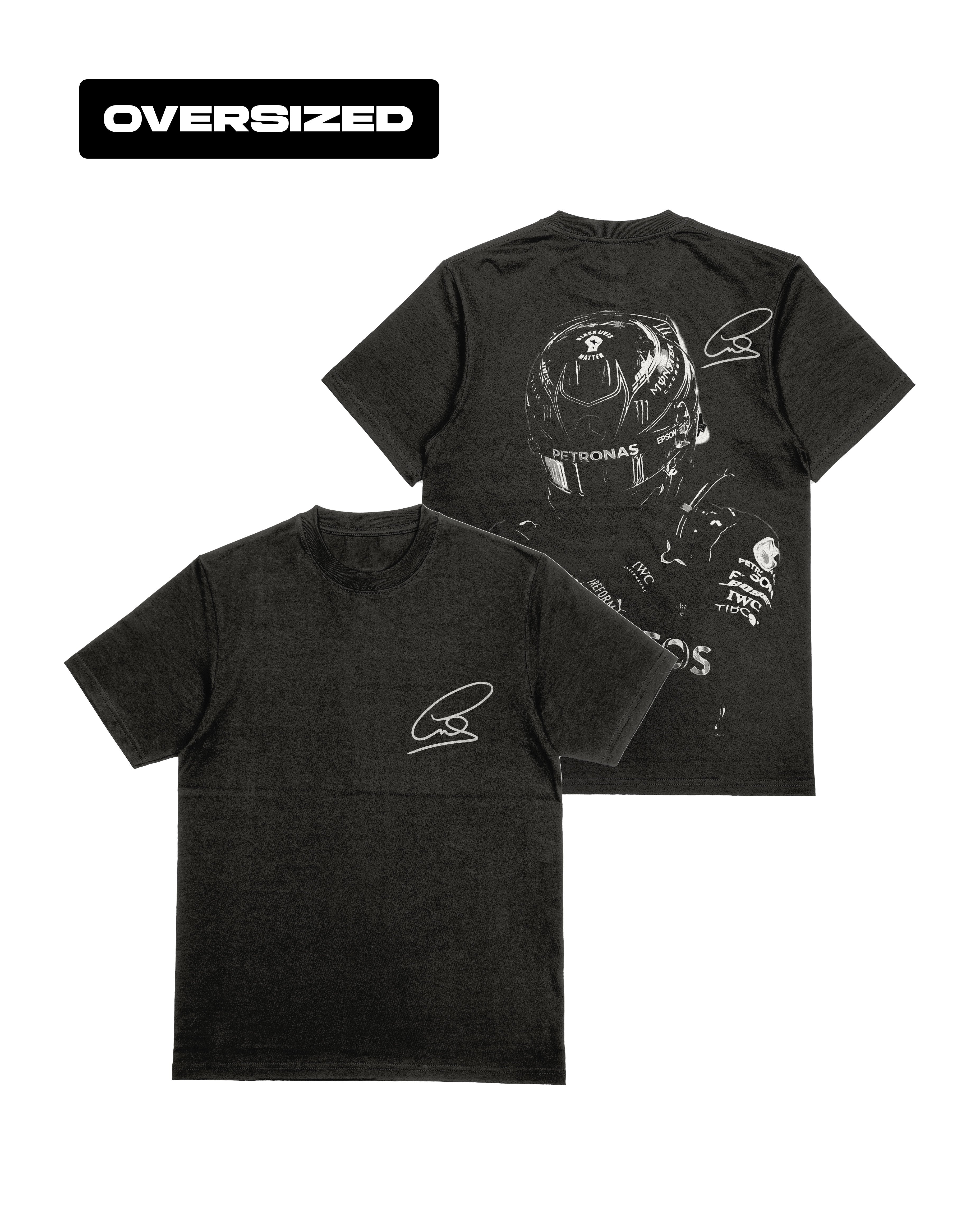 Camiseta Oversized Lewis Hamilton Wakanda Tribute