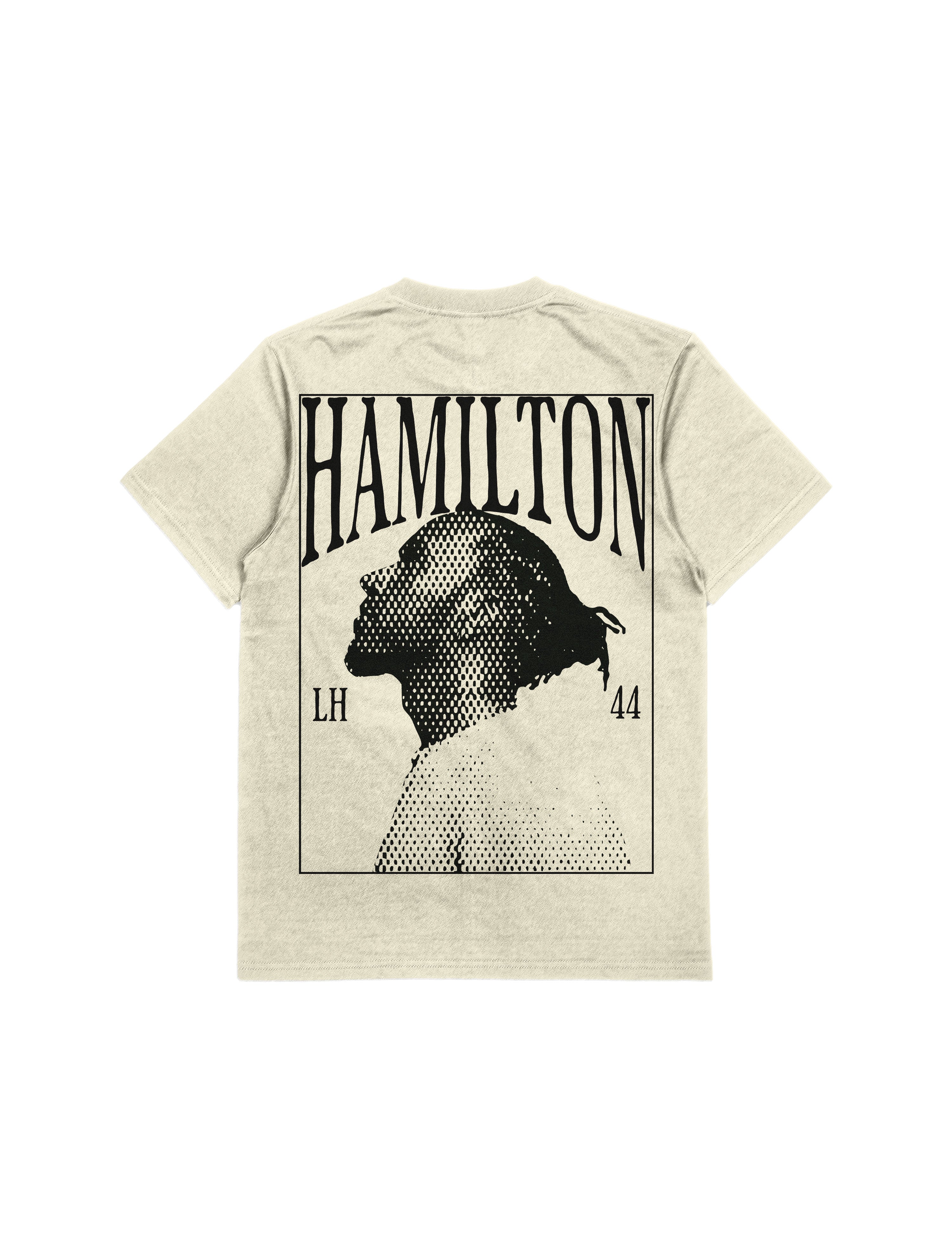 Camiseta Oversized Lewis Hamilton Off White Card
