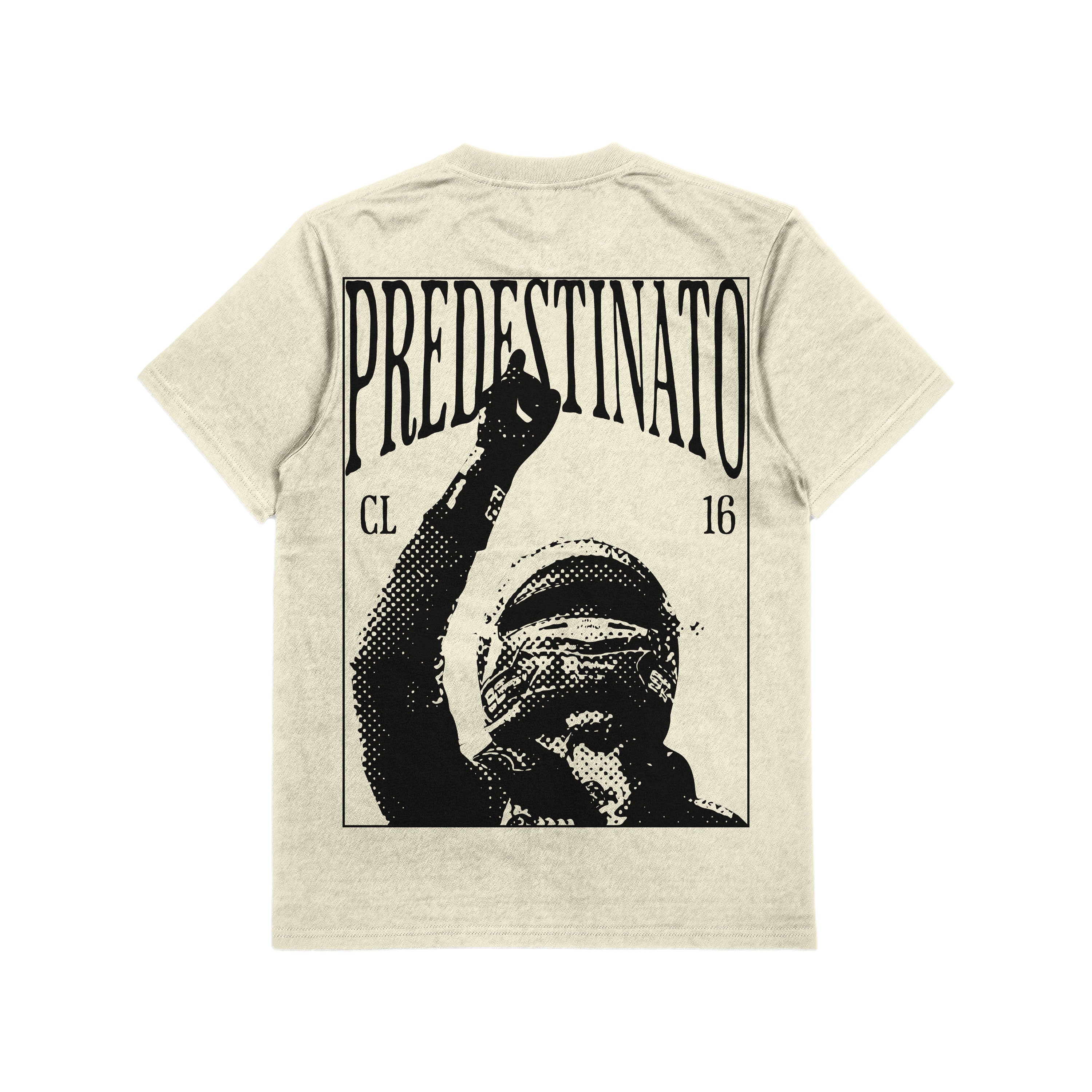 Camiseta Oversized Leclerc Predestinato Off White Card