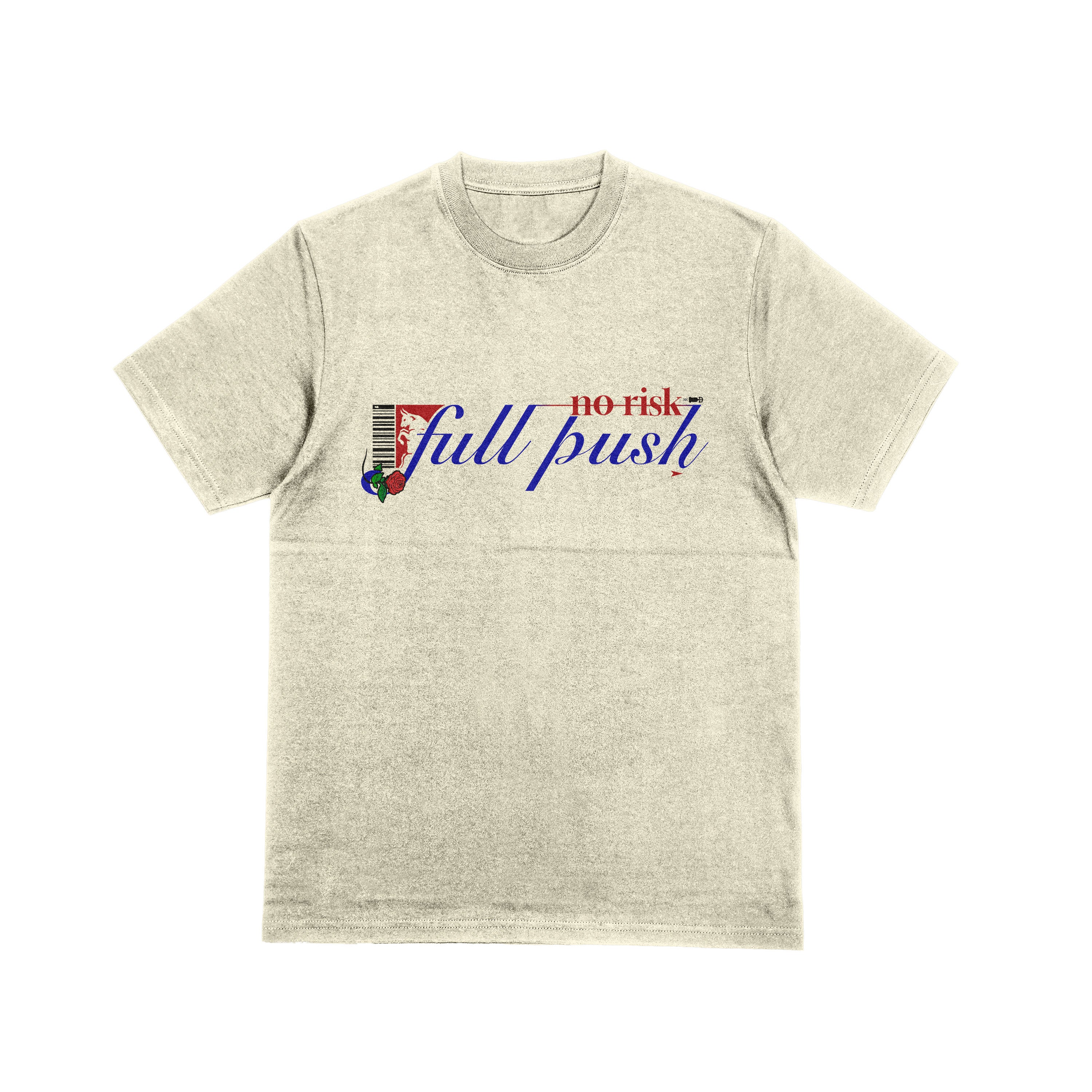 Camiseta Oversized No Risk Full Push Verstappen Off White