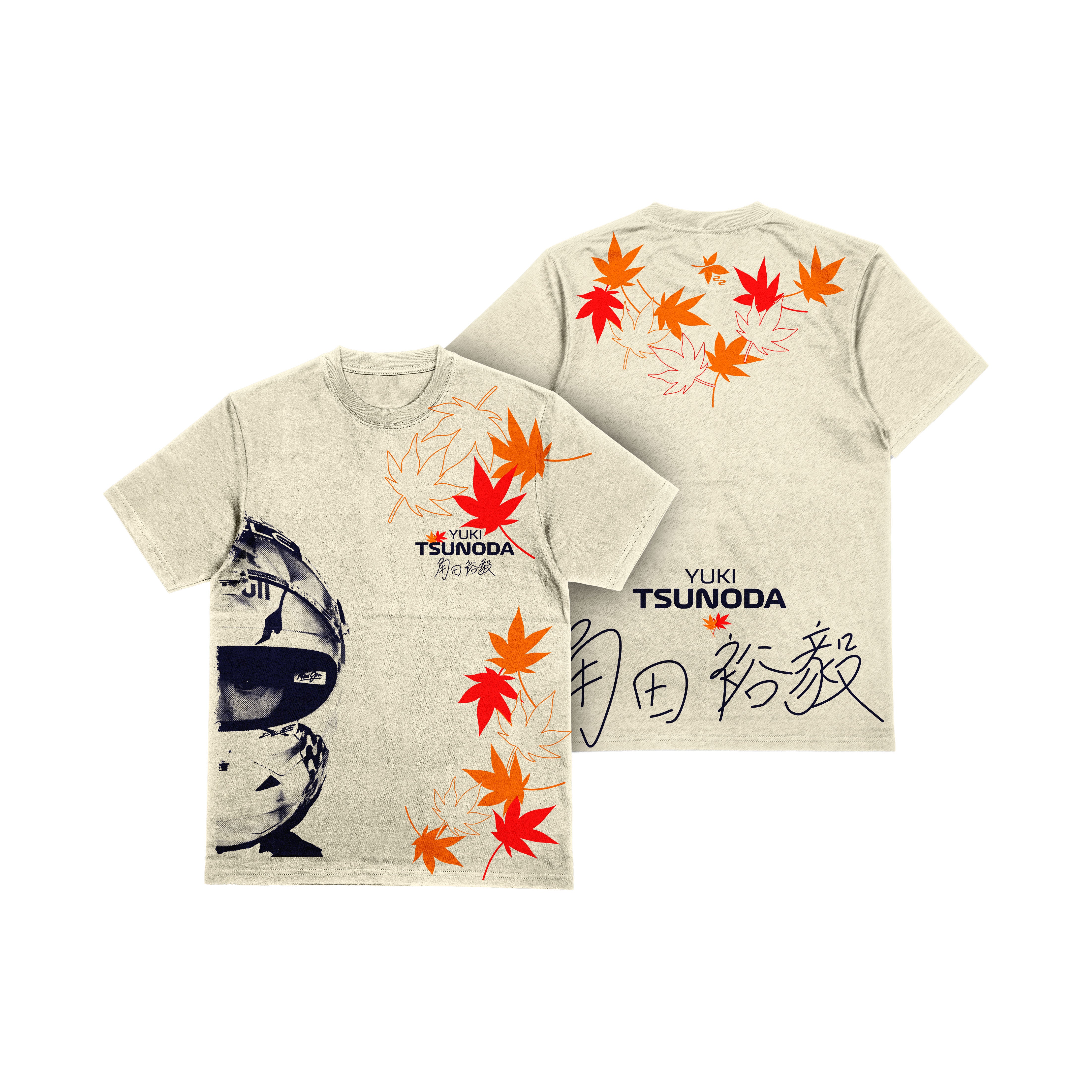 Camiseta Oversized Yuki Tsunoda GP Canada Off White Card