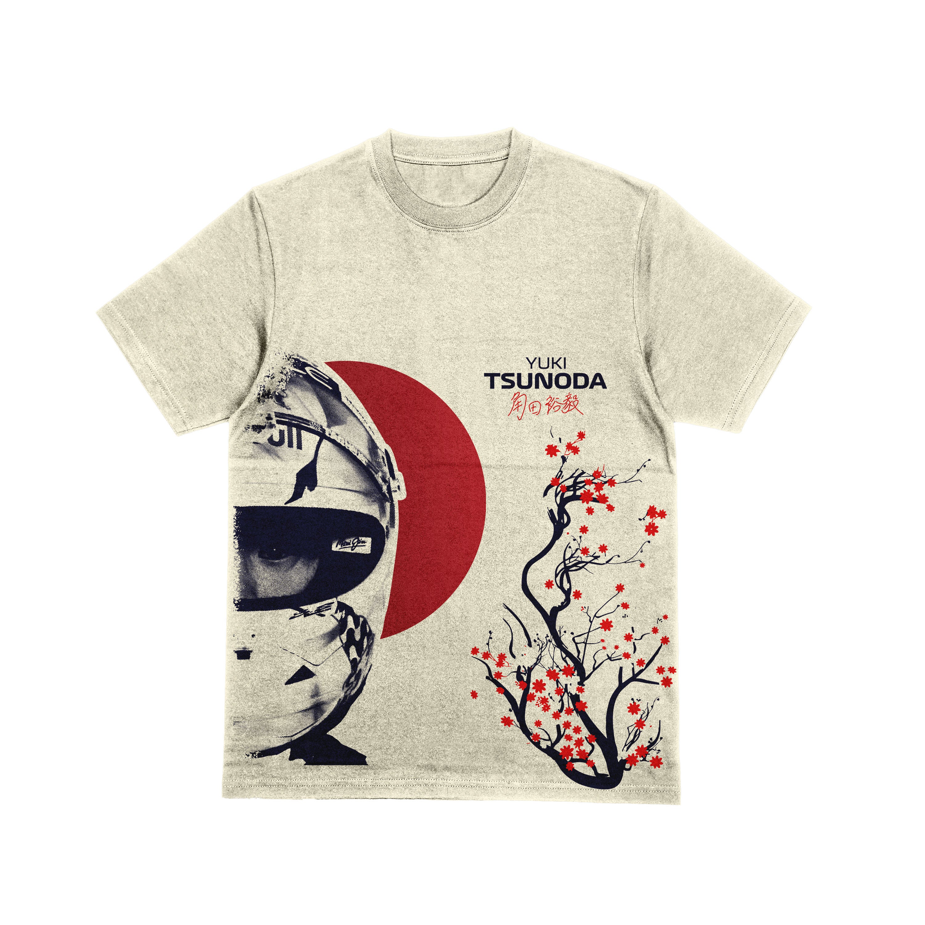 Camiseta Oversized Yuki Tsunoda Country Off White Card