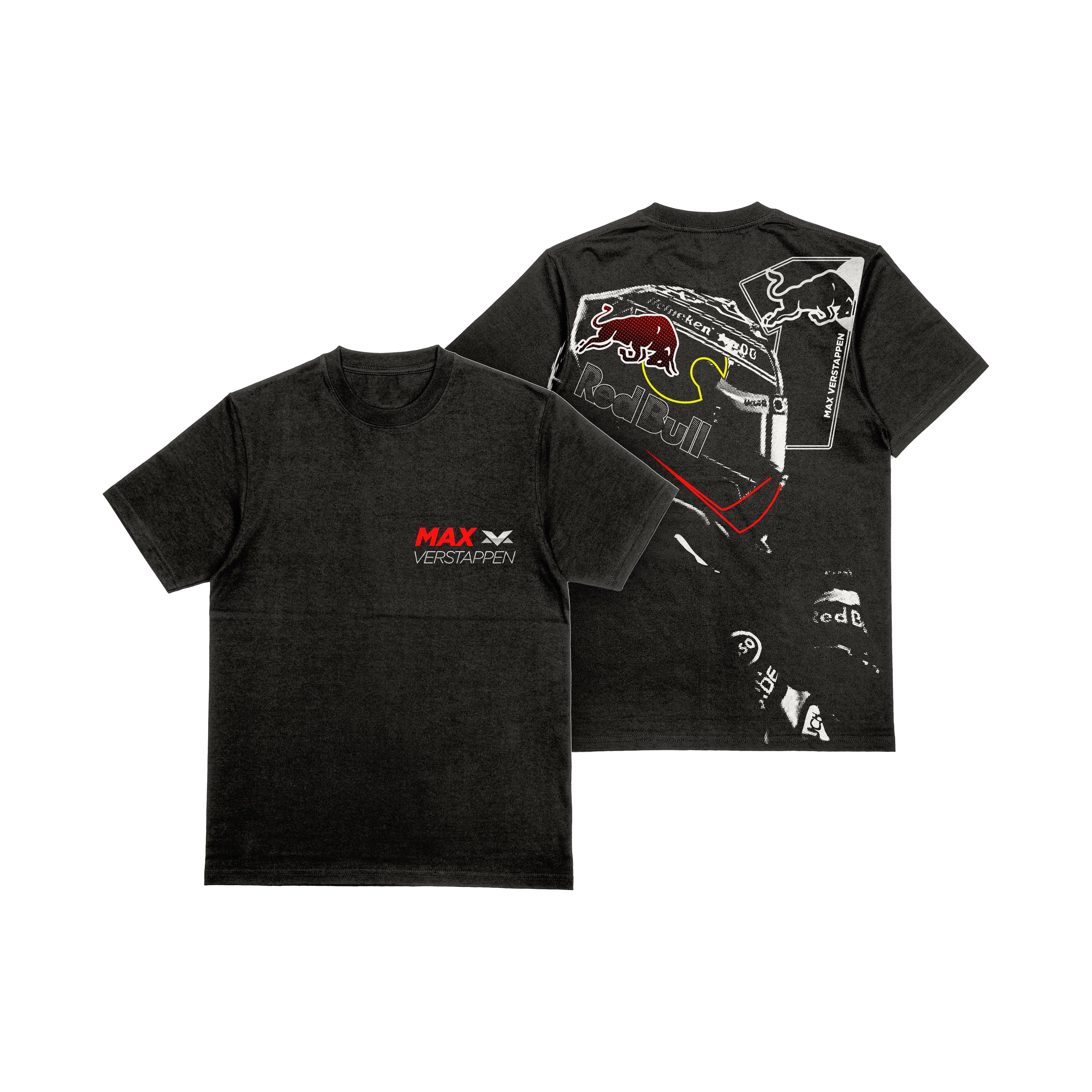 Camiseta Oversized Verstappen Coleção Silhouette Pilots - Preta