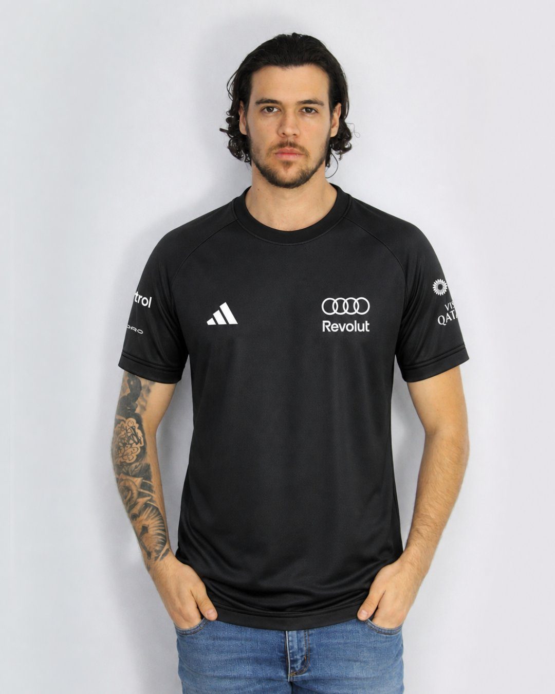 Camiseta Audi Bortoleto 2026 Algodão Preto