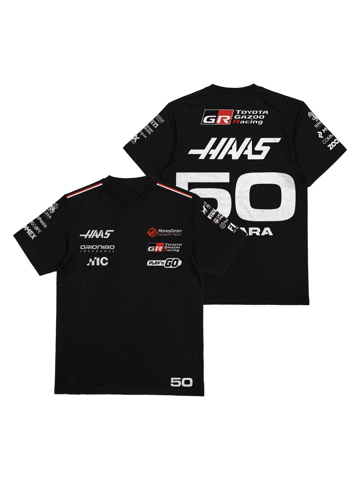 Camiseta Oversized Rafael Câmara Haas, frente e costas com o número 50