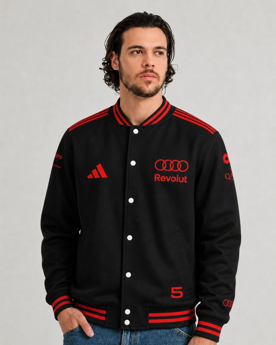 Jaqueta Audi Gabriel Bortoleto Red&Black 2026