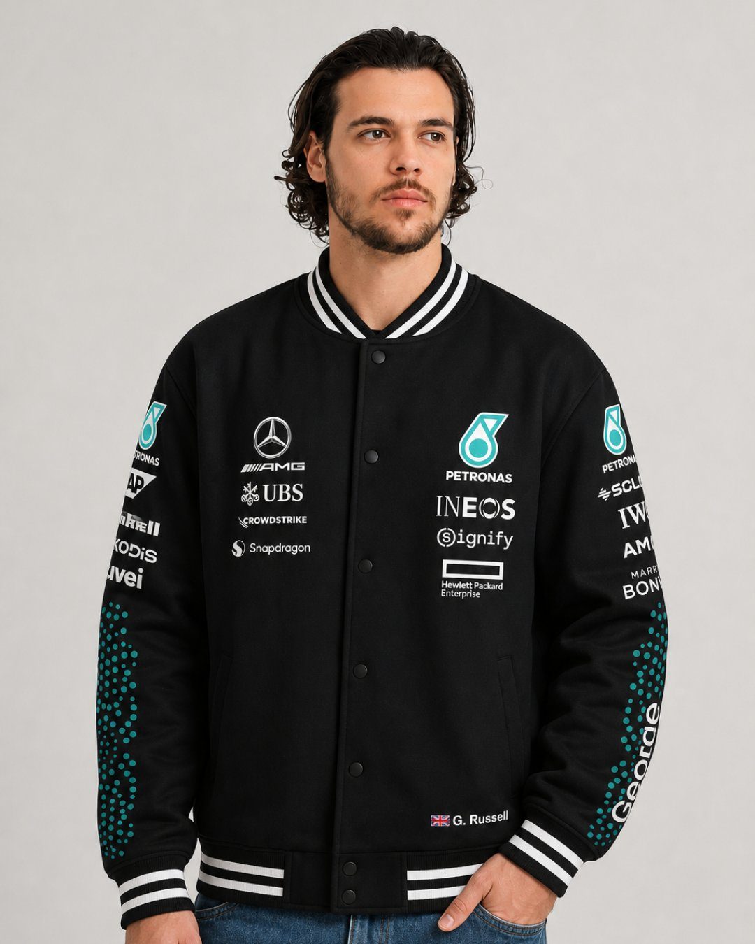 Jaqueta Mercedes AMG 2025 Georege Russell