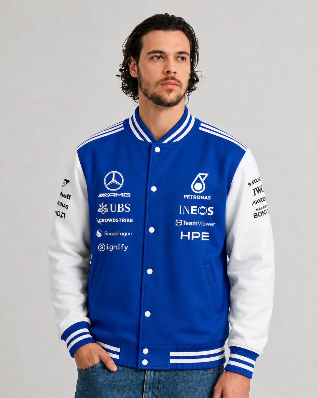 Jaqueta Mercedes Blue Edition