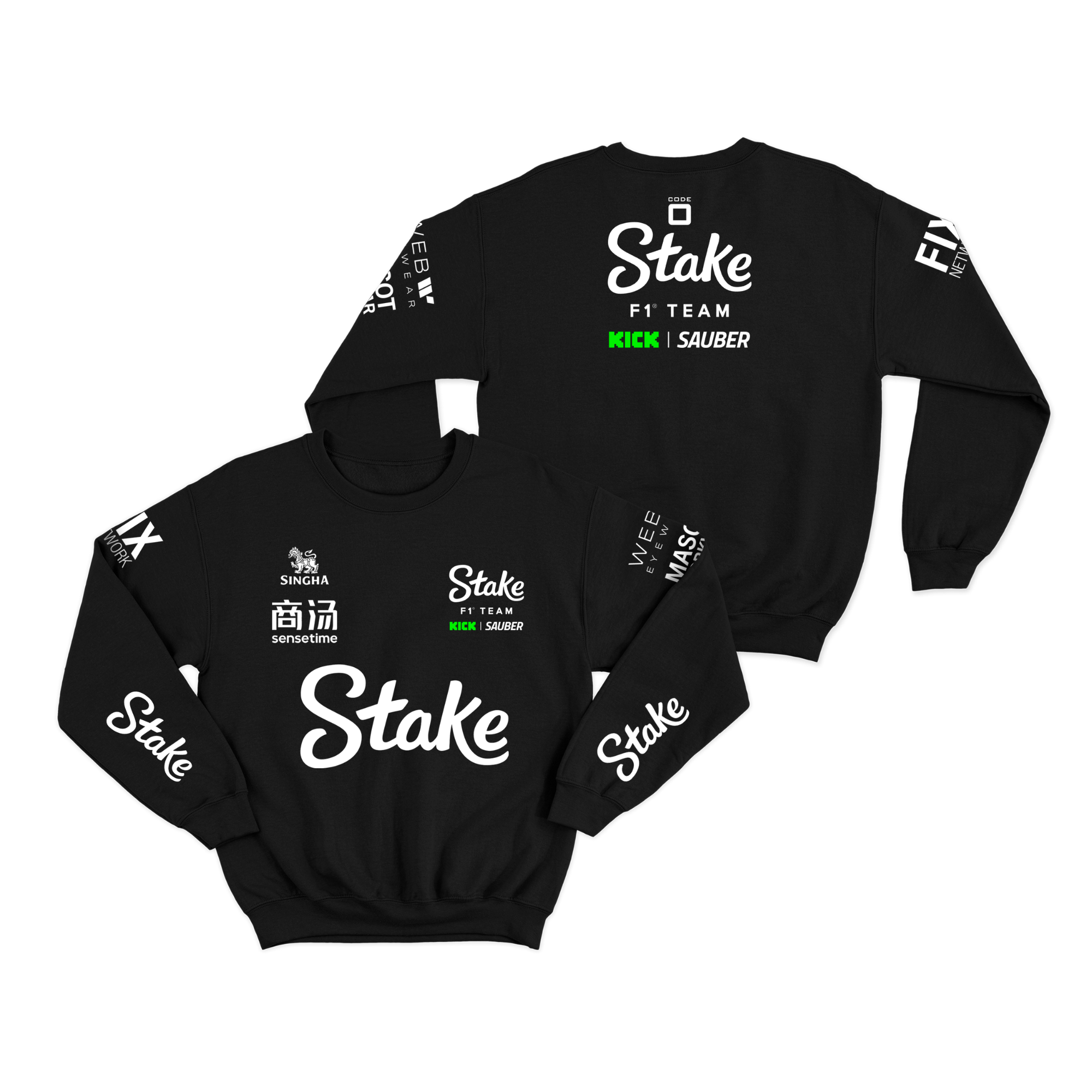 Moletom Stake Sauber 2025 Preto