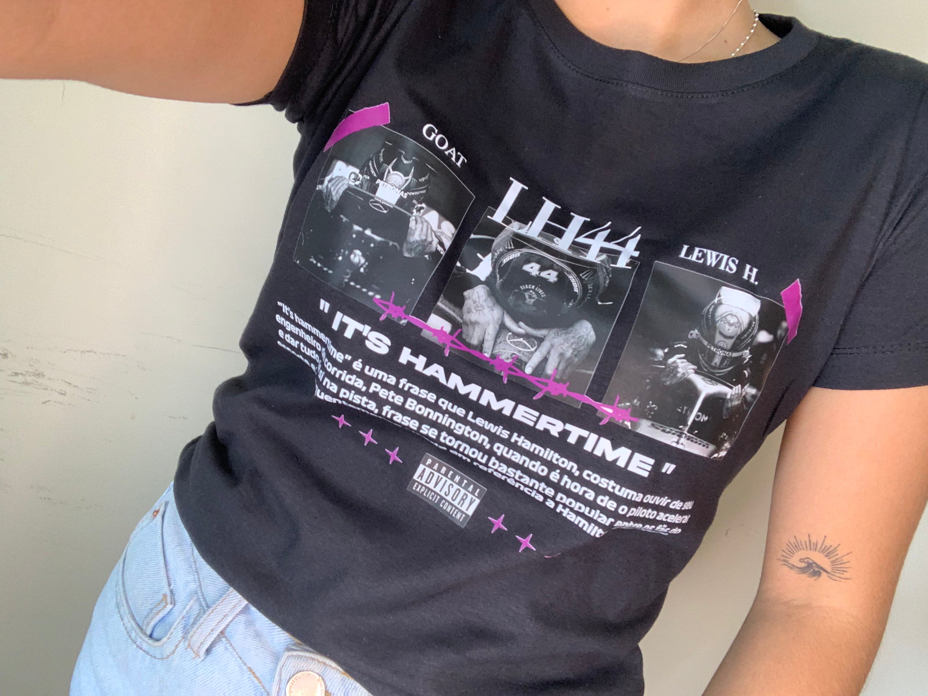 Camiseta Lewis Hamilton Hammertime - Autofãs Store