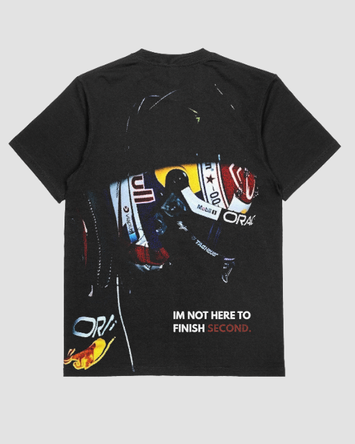 Camiseta Oversized Verstappen Second Doesn't count