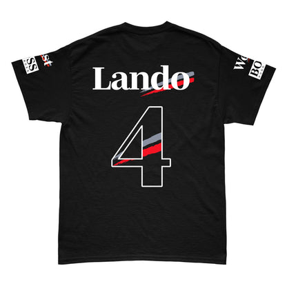 Camiseta Mclaren Edição World Champion Lando Norris 98/24 100% Algodão