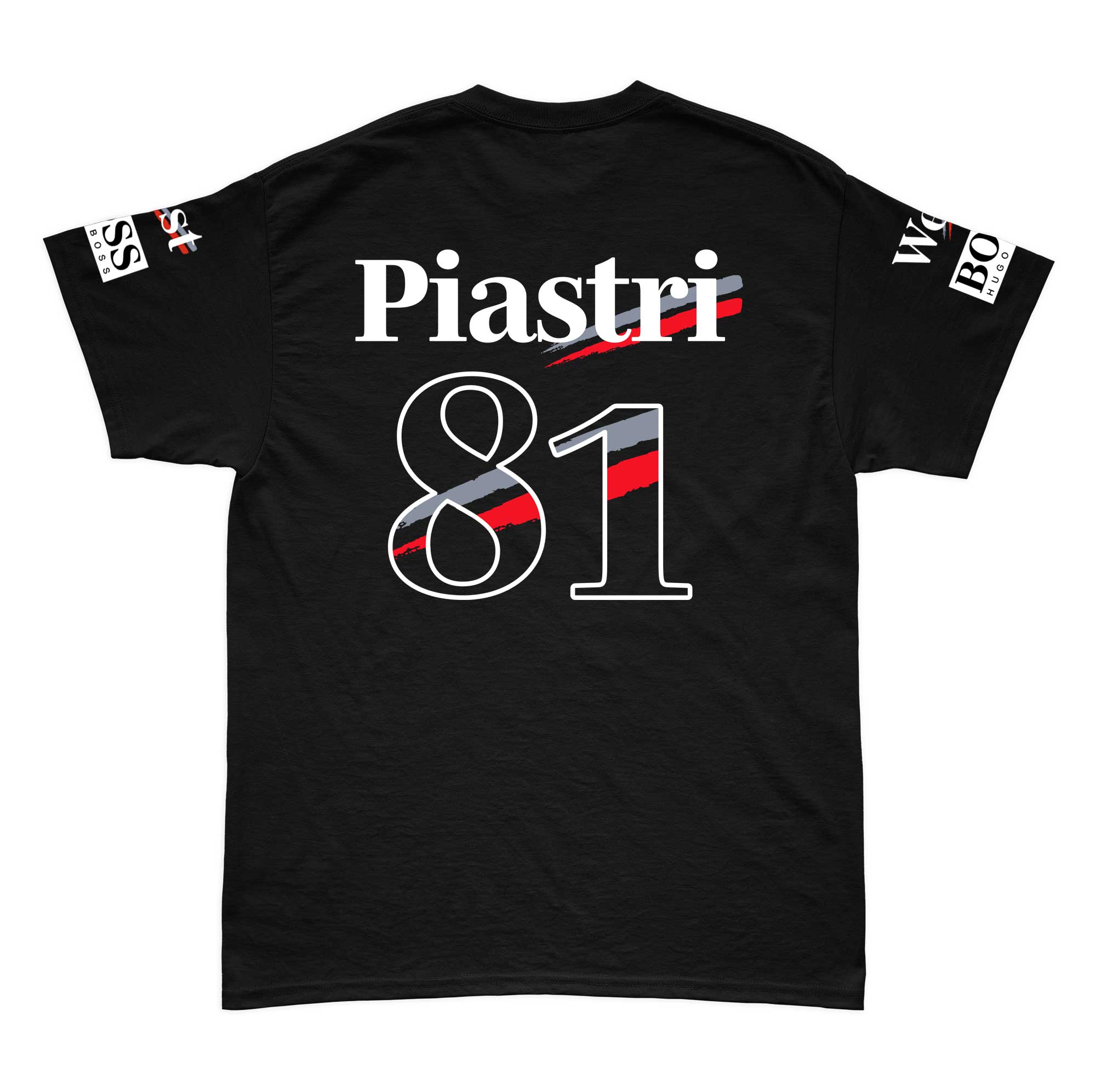 Camiseta Mclaren Edição World Champion Oscar Piastri 98/24 100% Algodão