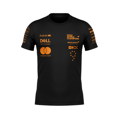 Camiseta Dryfit Mclaren Campeã Mundial 2024