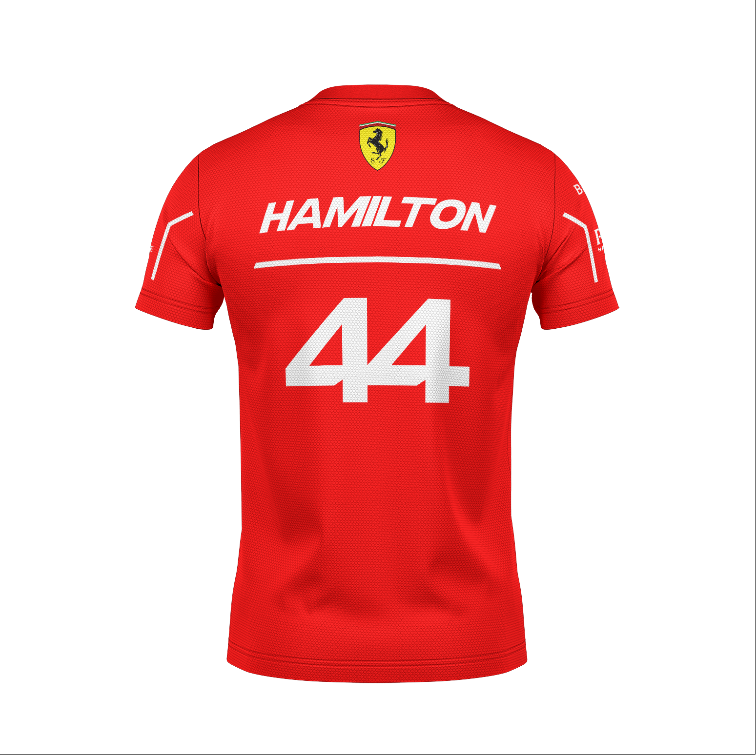 Camiseta Dryfit Ferrari Hamilton Vermelho 2025