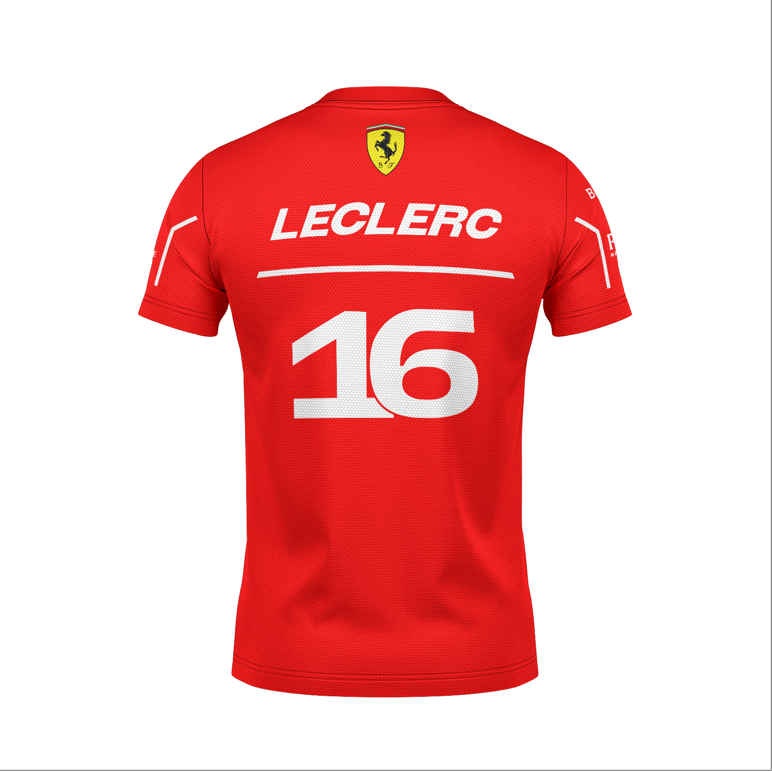 Camiseta Dryfit Ferrari Leclerc Vermelho 2025