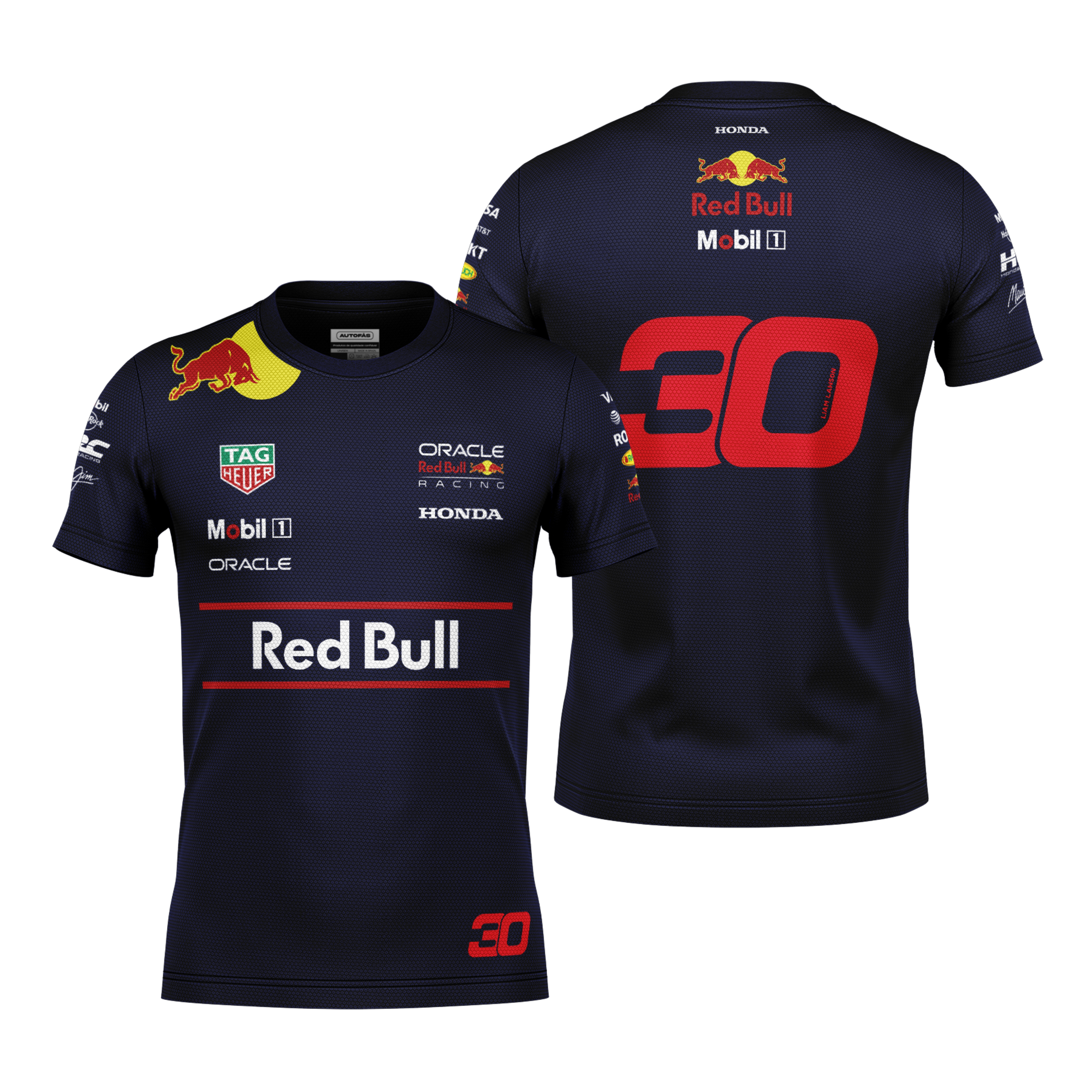 Camiseta Dryfit Red Bull Lian Lawson Azul Marinho 2025