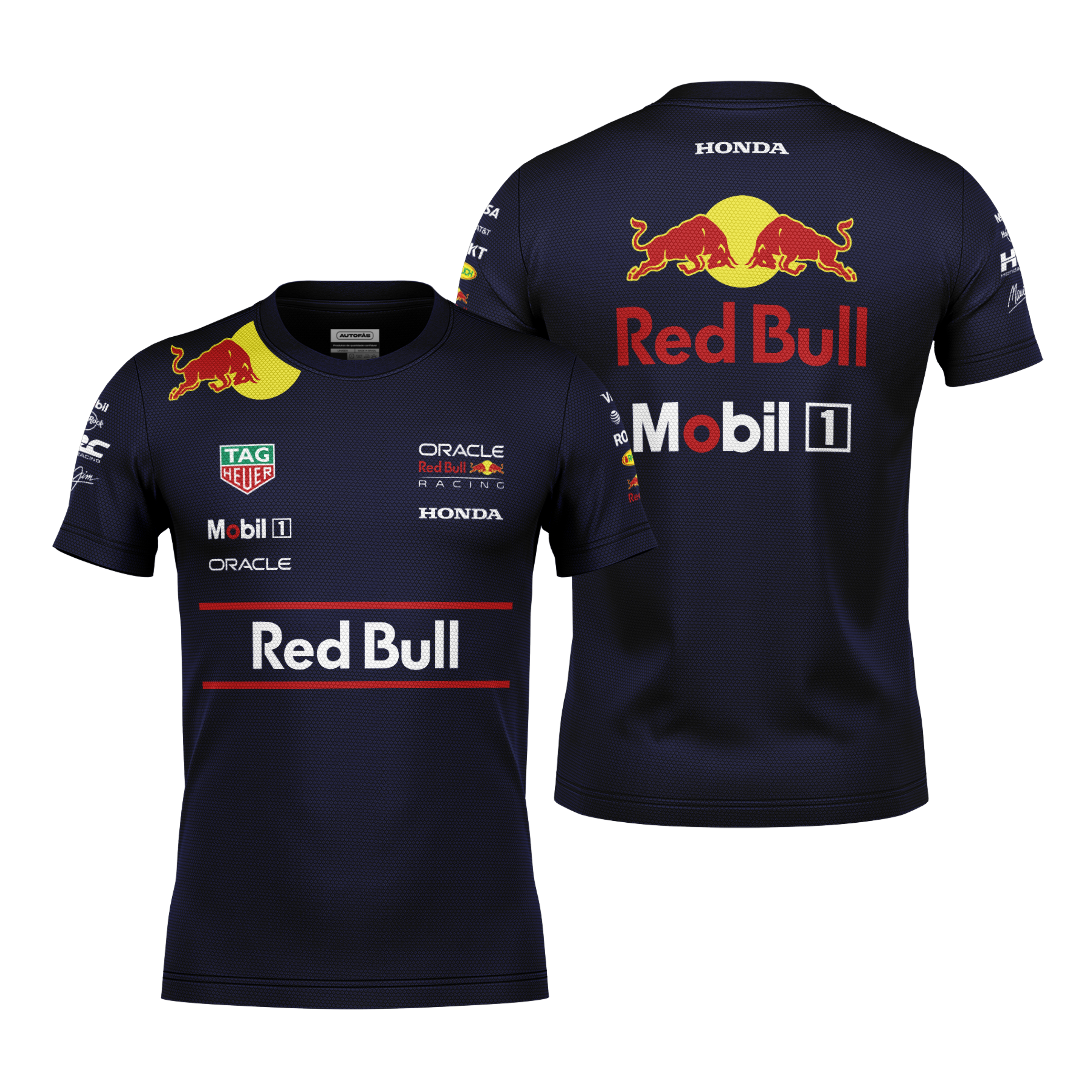 Camiseta Dryfit Red Bull Equipe Azul Marinho 2025