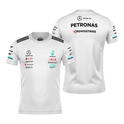 Camiseta Dryfit Mercedes Equipe Branco 2025