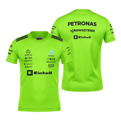 Camiseta Dryfit Mercedes Equipe Verde Neon 2025