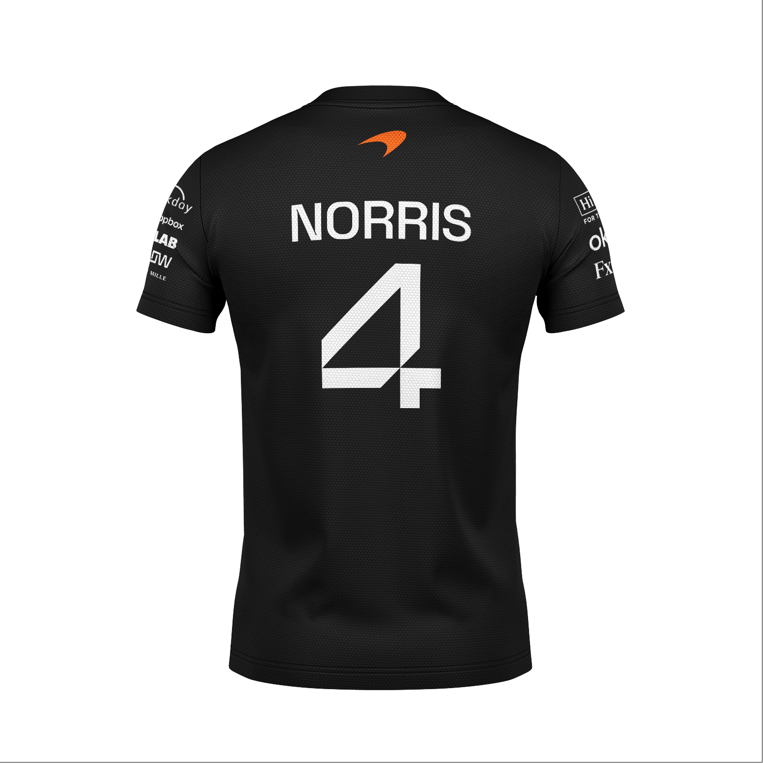 Camiseta Dryfit Mclaren Lando Norris Preto 2025