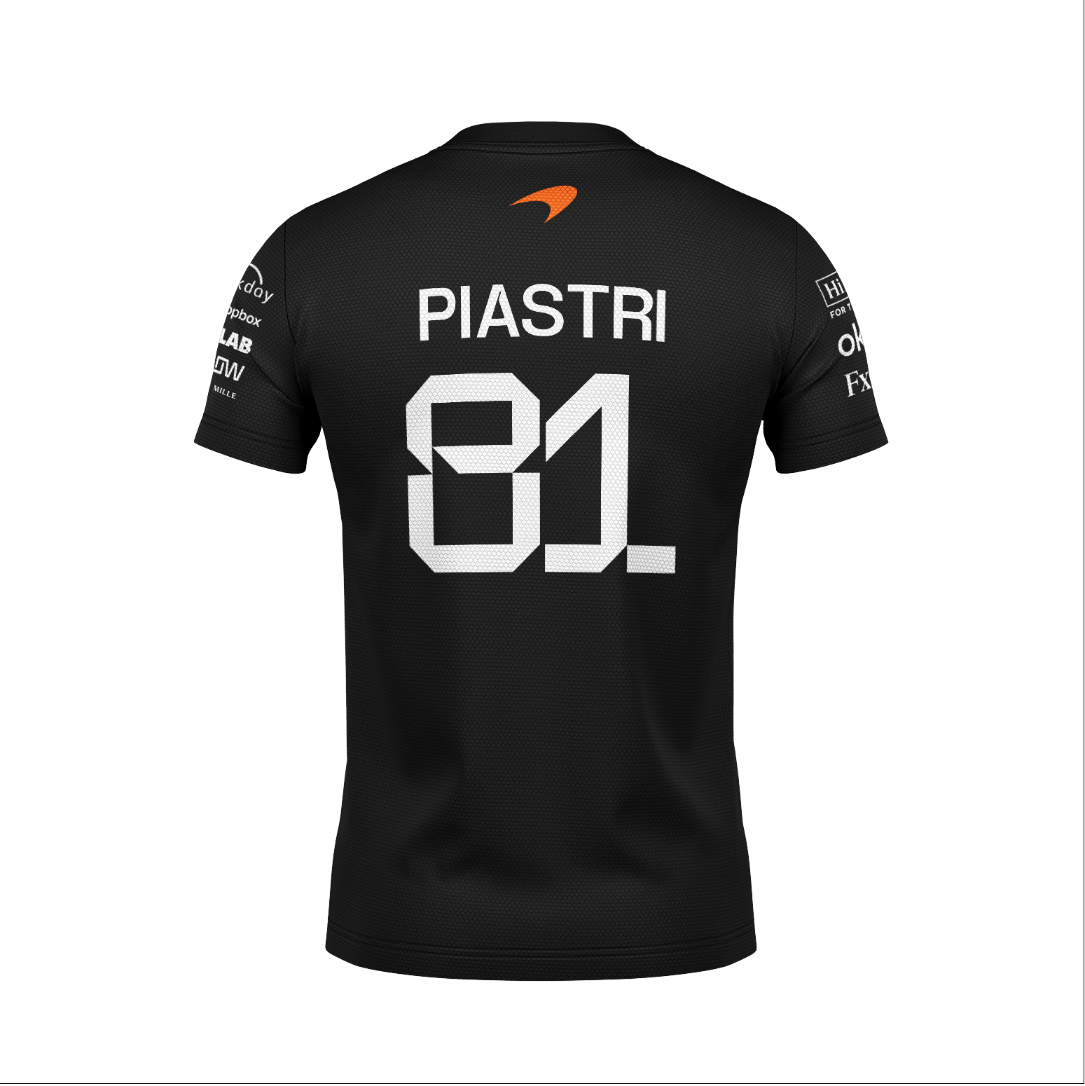 Camiseta Dryfit Mclaren Oscar Piastri Preto 2025