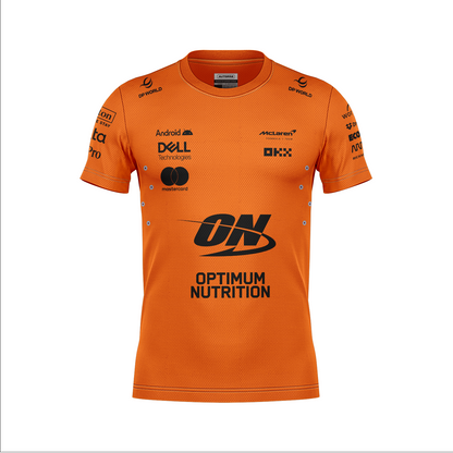 Camiseta Dryfit Mclaren Equipe Laranja 2025