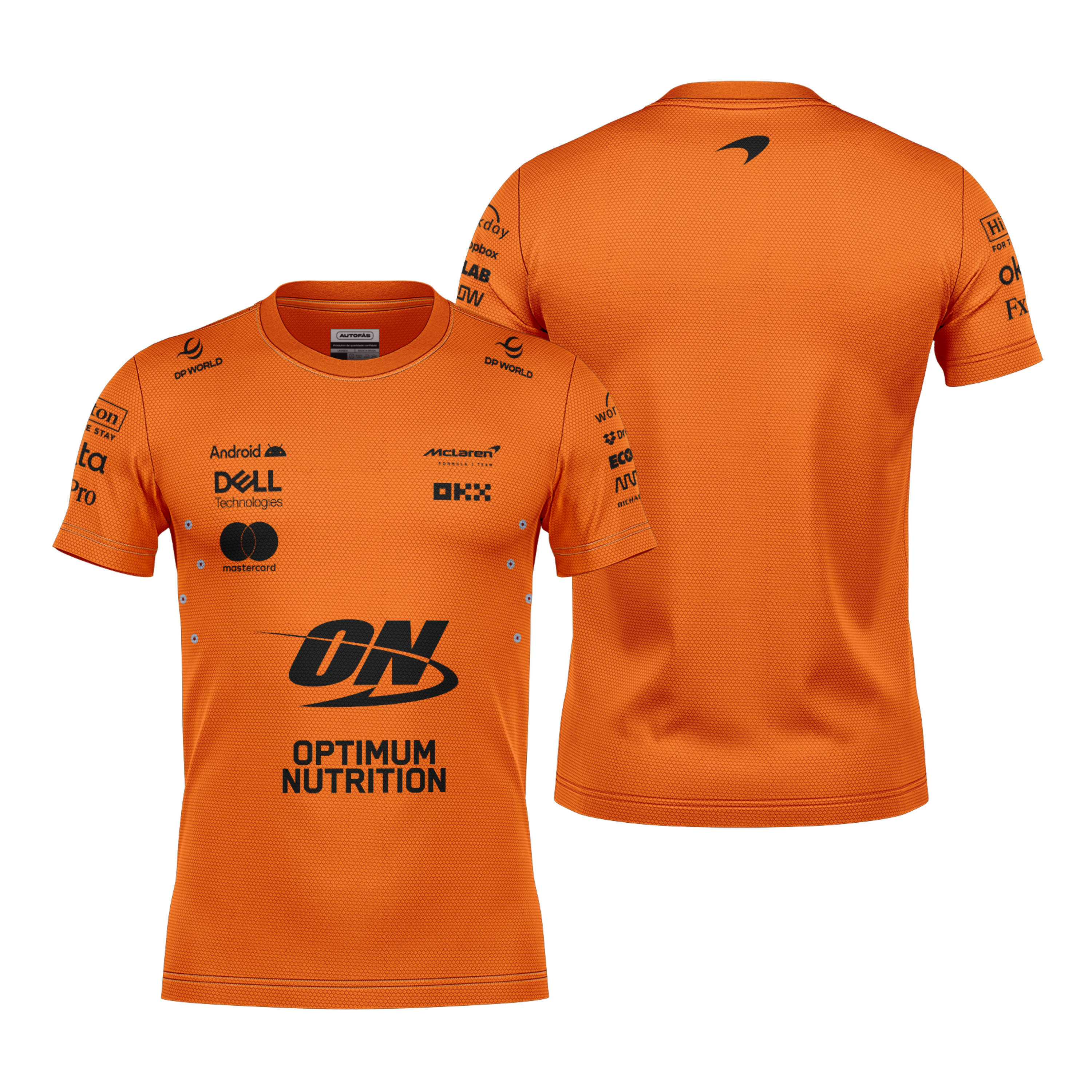 Camiseta Dryfit Mclaren Equipe Laranja 2025