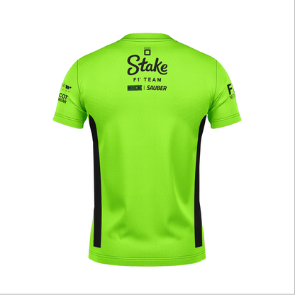 Camiseta Dryfit Stake Sauber Equipe Verde Neon 2025