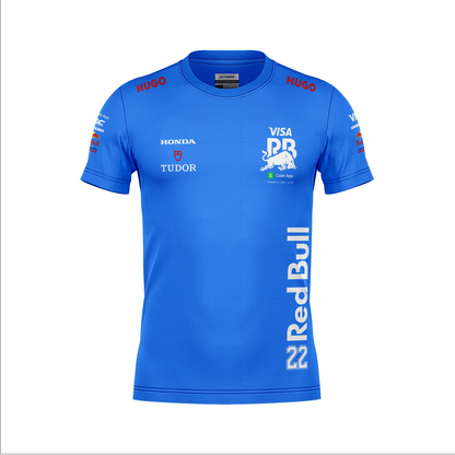 Camiseta Dryfit Racing Bulls  Yuki Tsunoda Azul Royal 2025